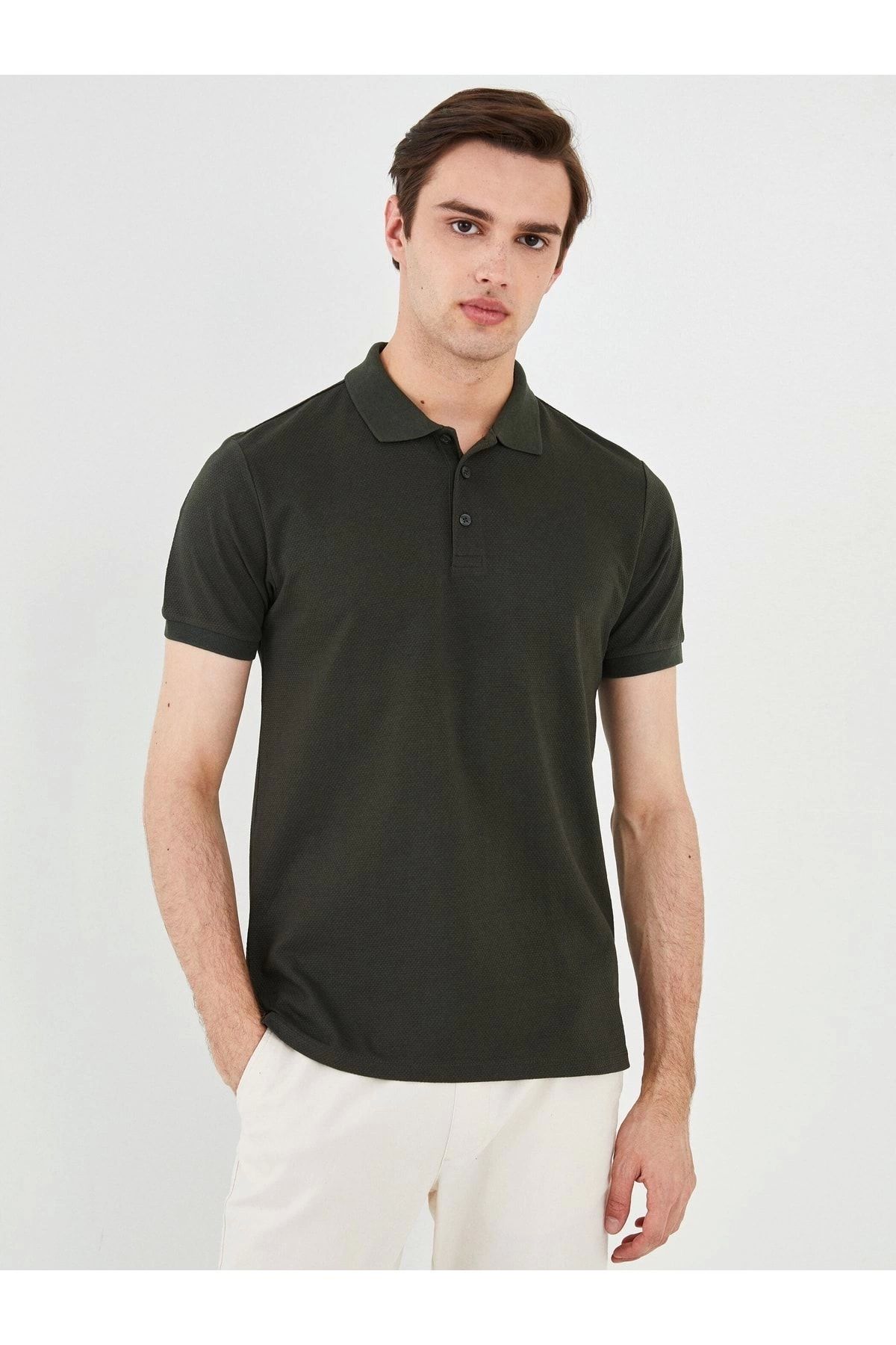 LC Waikiki LCWAIKIKI Polo Yaka Kısa Kollu Penye Erkek Tişört