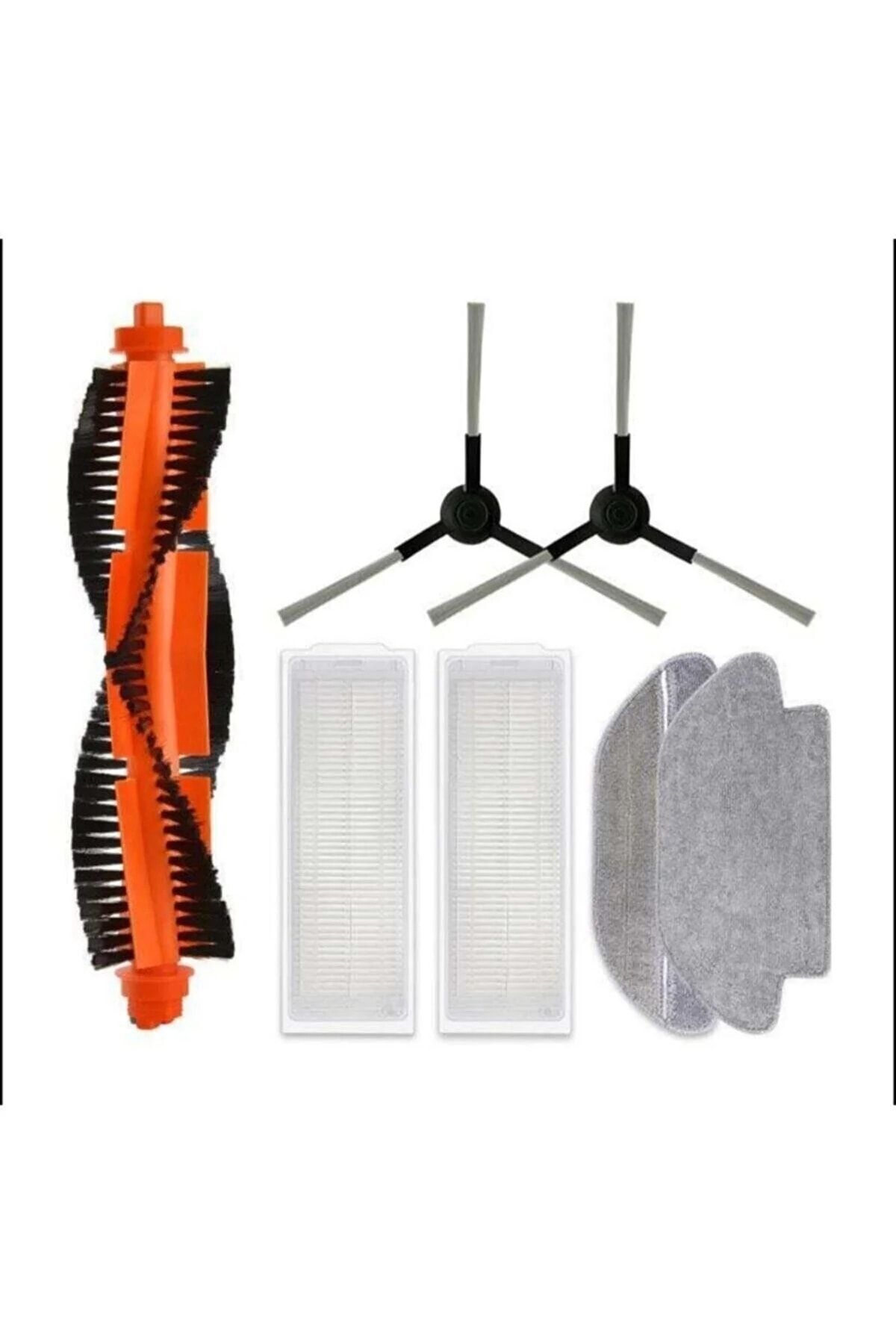 teknotrust Beyaz uyumlu 7 parça temizlik seti, Xiaomi Mop Pro Styj02ym ile uyum sağlar