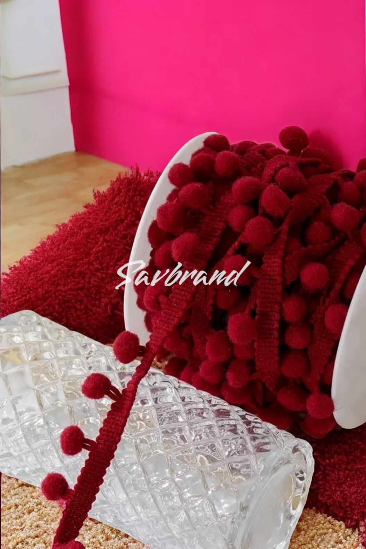 SavBrand Ponpon Şerit 10 Metre