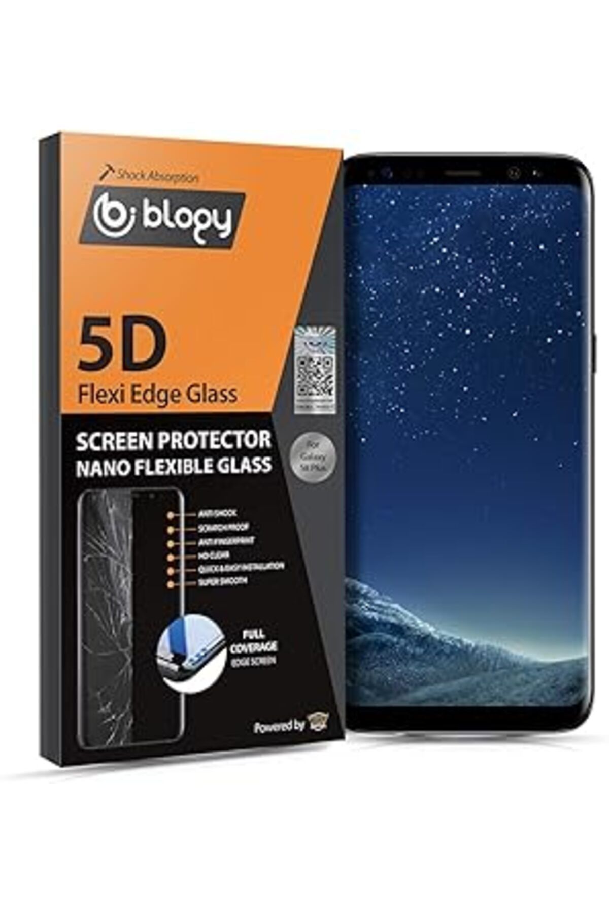 Karachil Blogy Galaxy S8 Plus Flexi Edge 5D Ekran Koruyucu