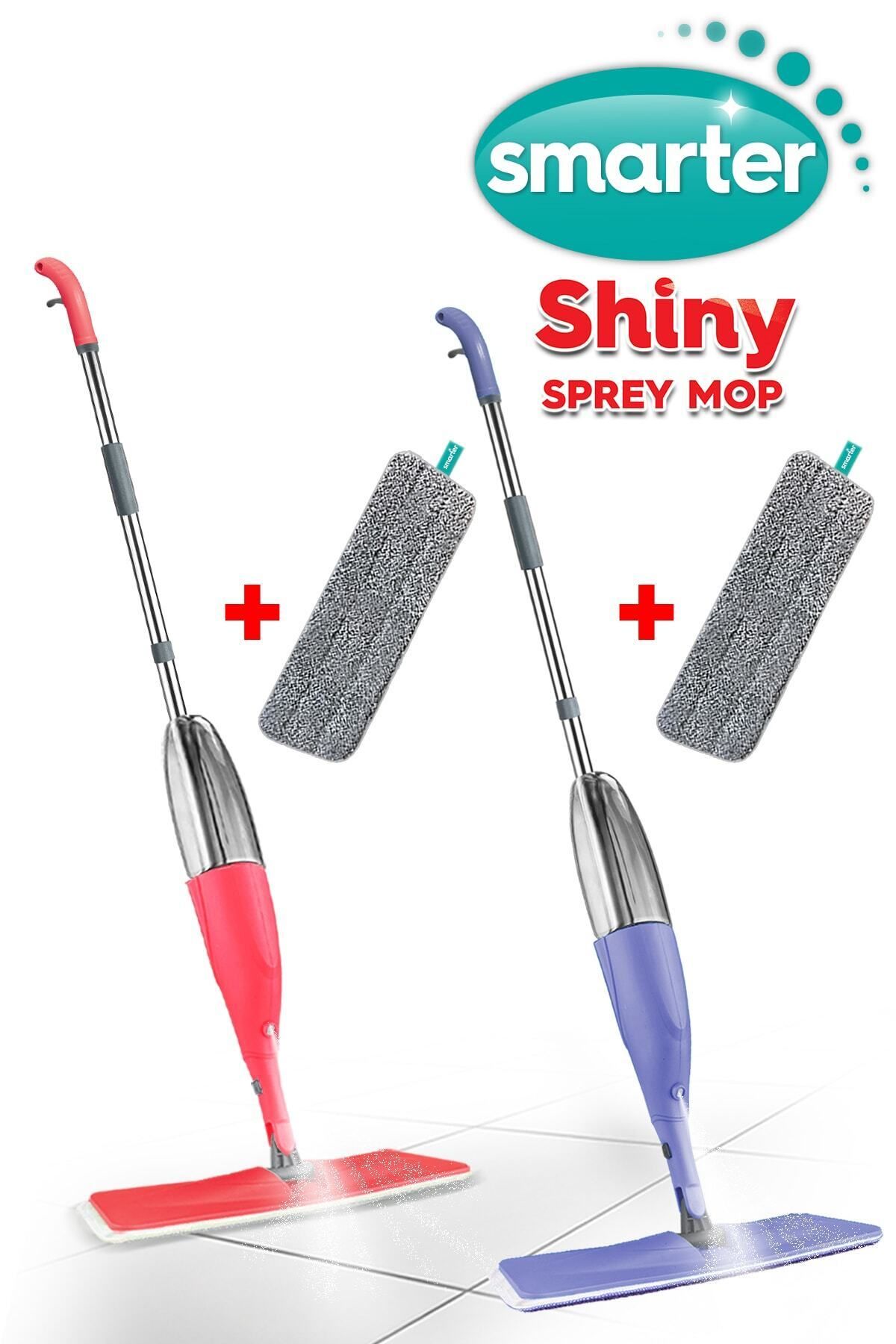 teknotrust Renkli Sprey Mop Seti, 2 Yedekli, Çok Renkli, Temizlik Kolaylığı