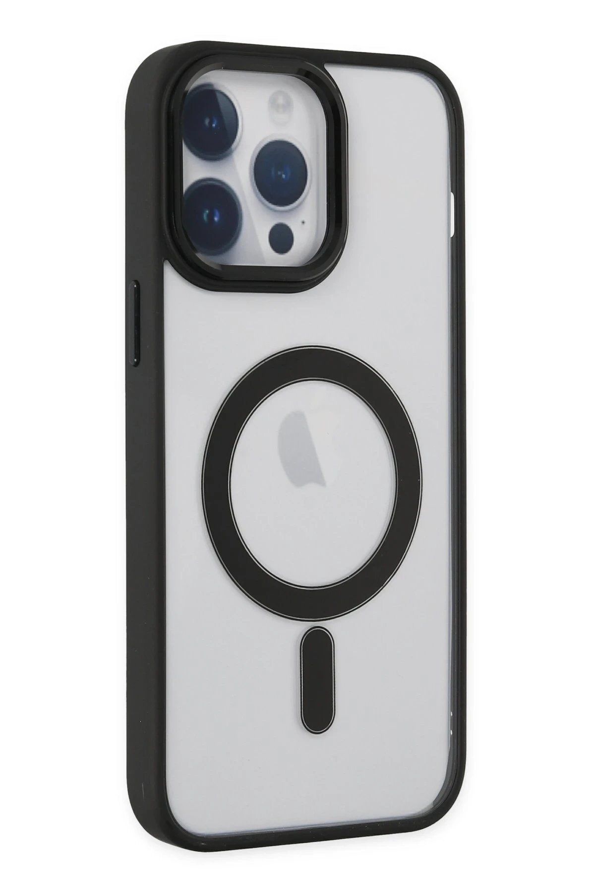 CepteToptan Newface iPhone 14 Pro Kılıf Room Magneticsafe Silikon - Siyah