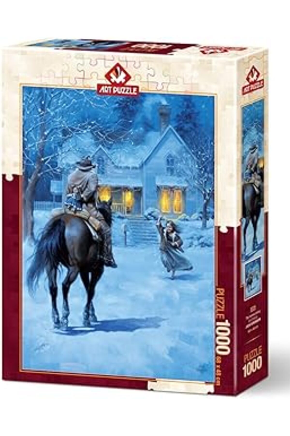 Pazarcan Art Puzzle Eve Dönüş 1000 Parça Puzzle