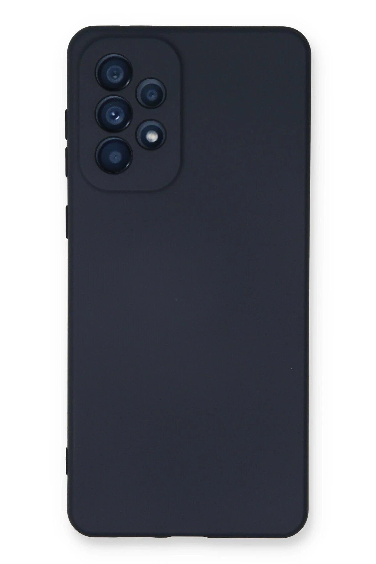 CepteToptan Newface Samsung Galaxy A53 5G Kılıf Nano içi Kadife Silikon - Lacivert