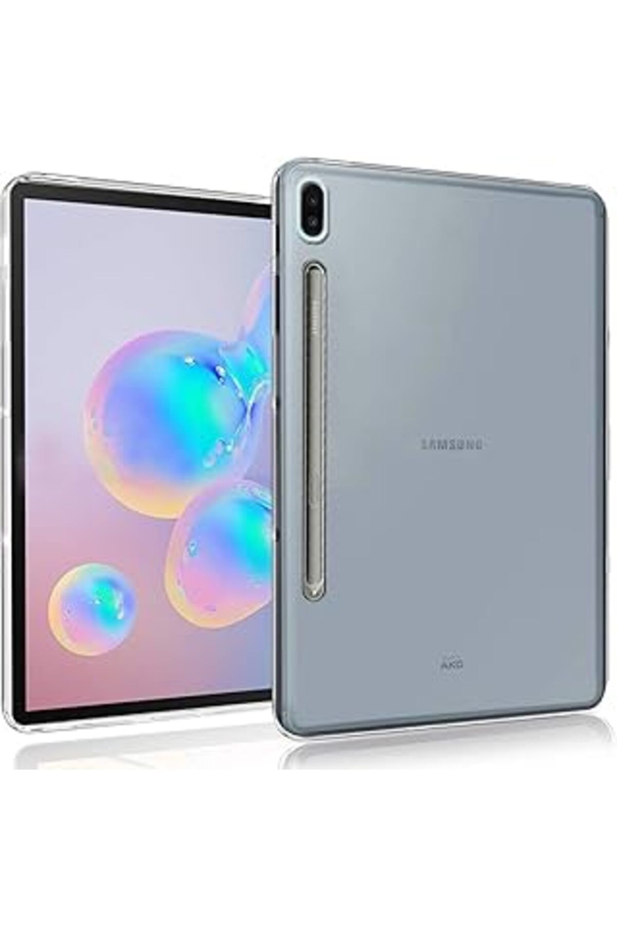 Pazarcan Microsonic Samsung Galaxy Tab S6 10.6'' T860 Için Kılıf Transparent Soft Beyaz [Galaxy Tab S6 T860