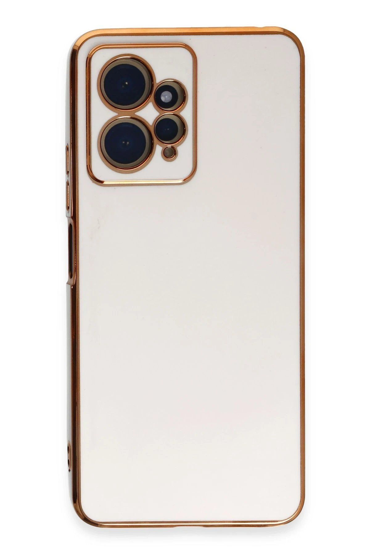 CepteToptan Newface Xiaomi Redmi Note 12 4G Kılıf Volet Silikon - Beyaz