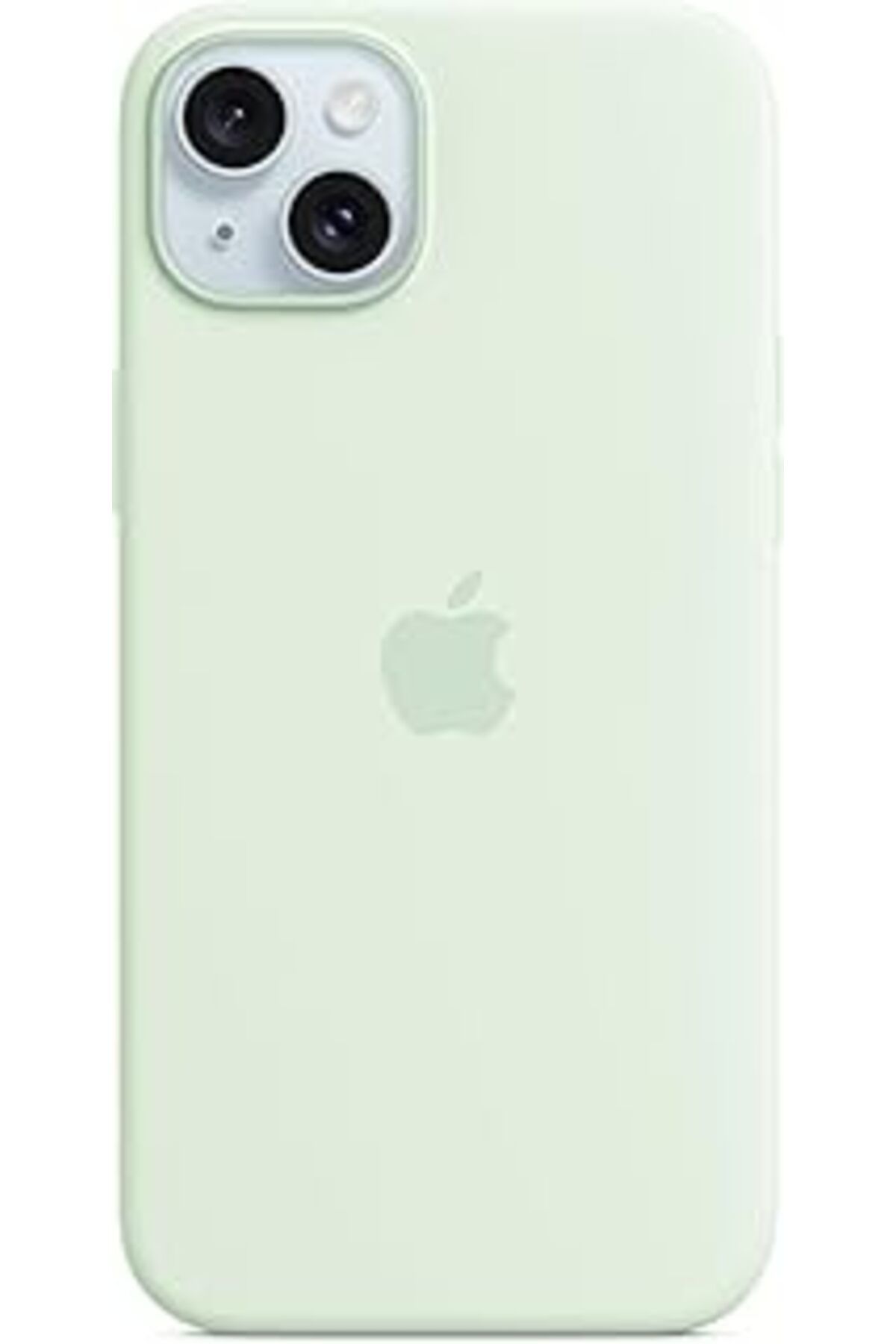 Pazarcan Apple Iphone 15 Plus Için Magsafe Özellikli Silikon Kılıf - Uçuk Nane