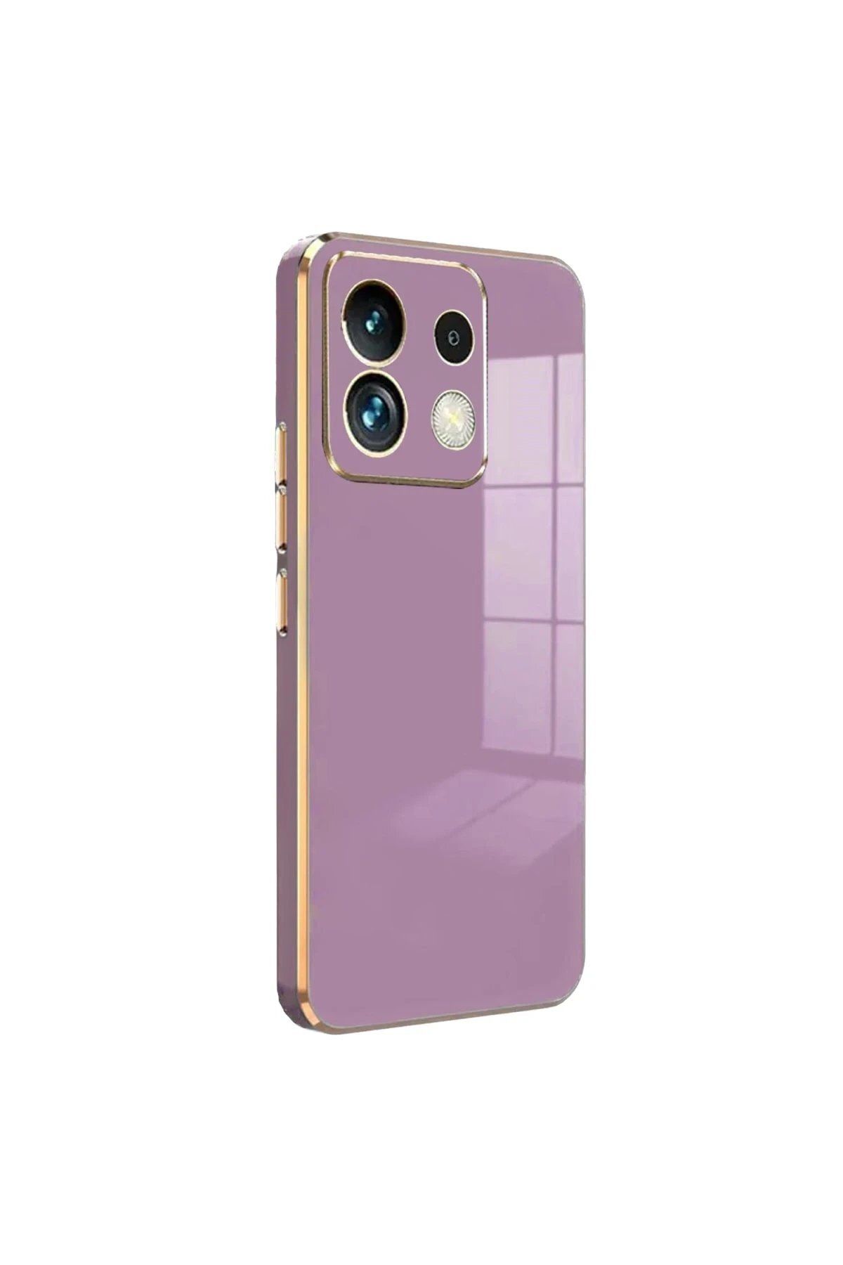 CepteToptan Newface Xiaomi Redmi Note 13 Pro 5G Kılıf Volet Silikon - Mor