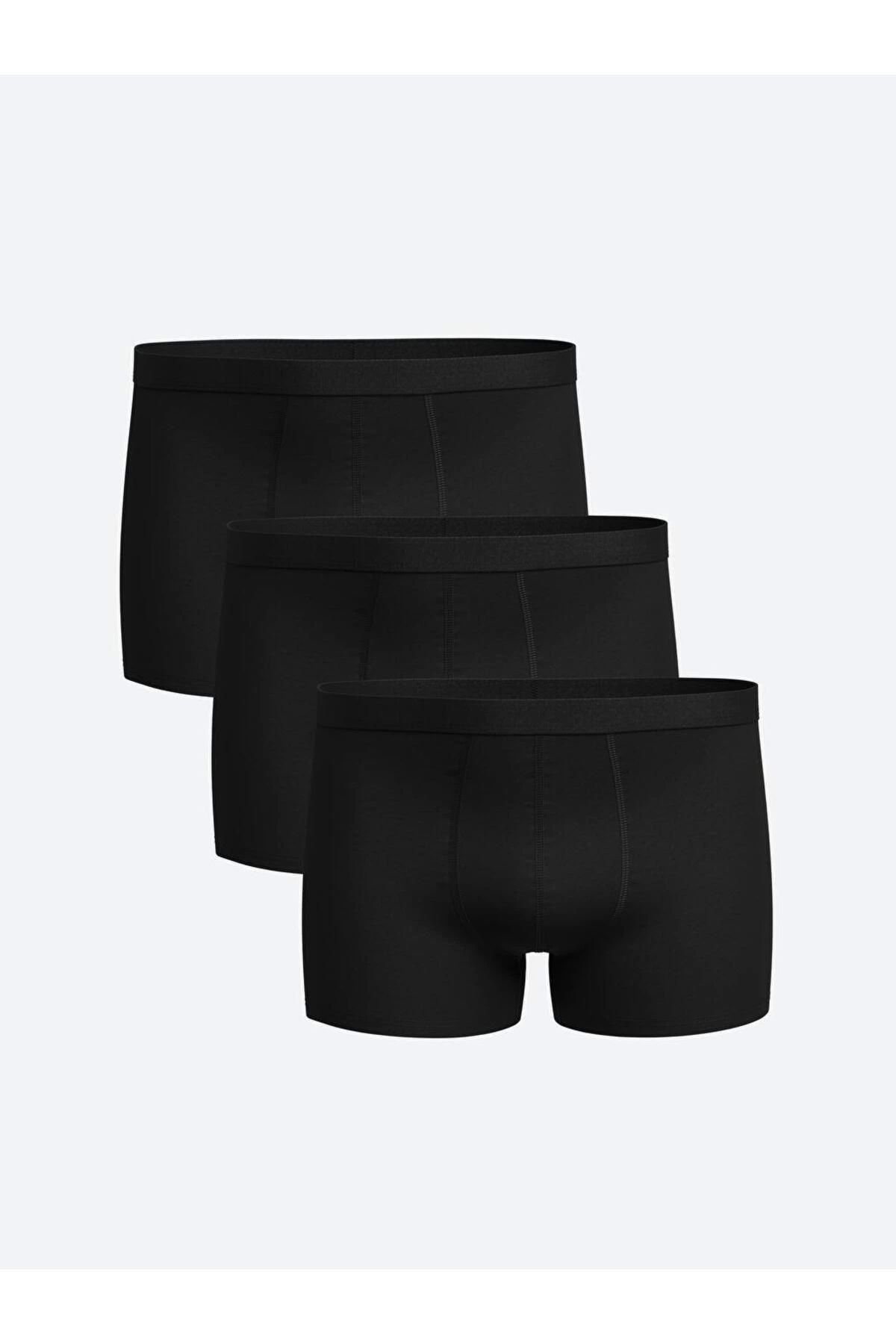 LC Waikiki LCWAIKIKI Rahat Kalıp Pamuklu Esnek Kumaş Erkek Boxer 3'lü