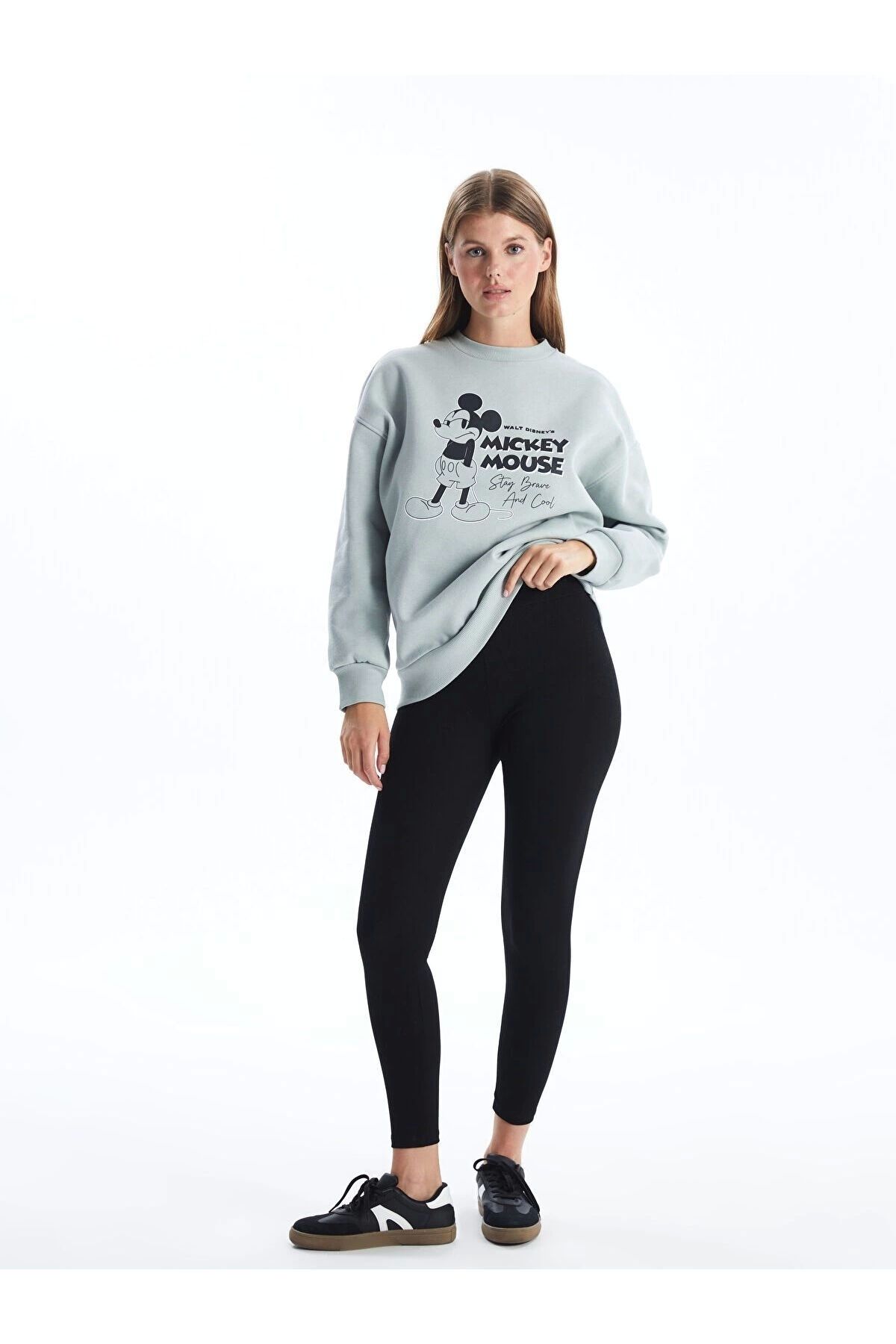 LC Waikiki LCWAIKIKI Kadın Beli Lastikli Ekstra Dar Fit Düz Tayt