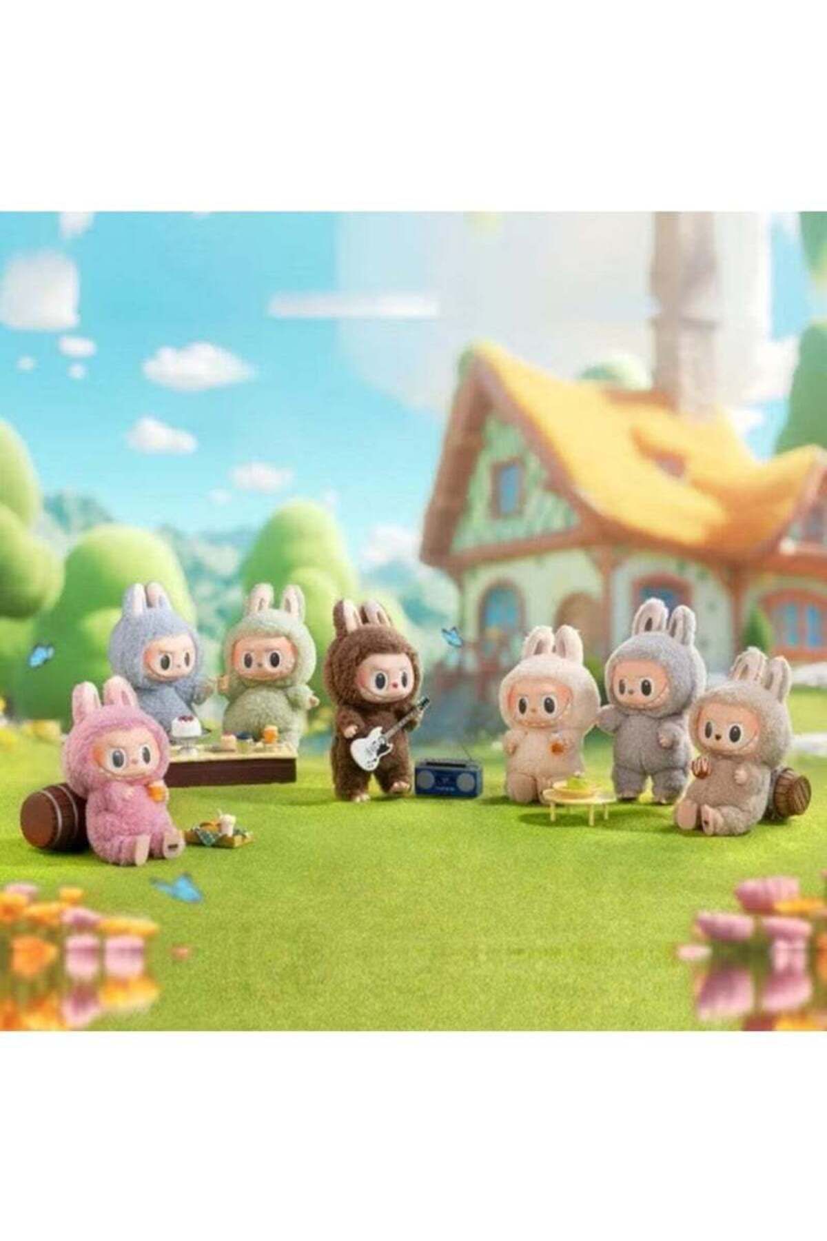 COOYA-Gen 1 Labubu Figures Macaron Blind Box, 6 Kind Ordinary and 1 Hidden Style Random Plush Doll 2