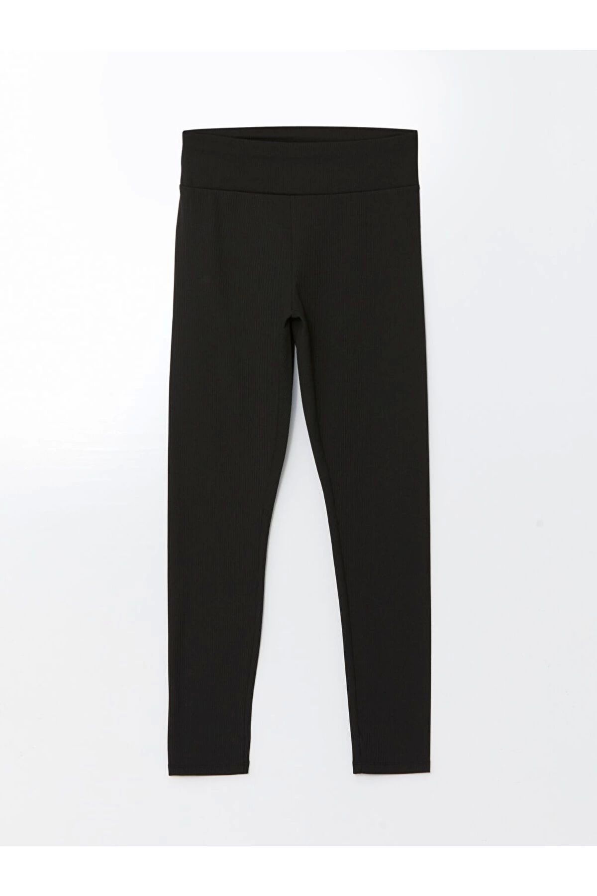 LC Waikiki LCWAIKIKI Beli Lastikli Ekstra Dar Fit Kadın Spor Tayt