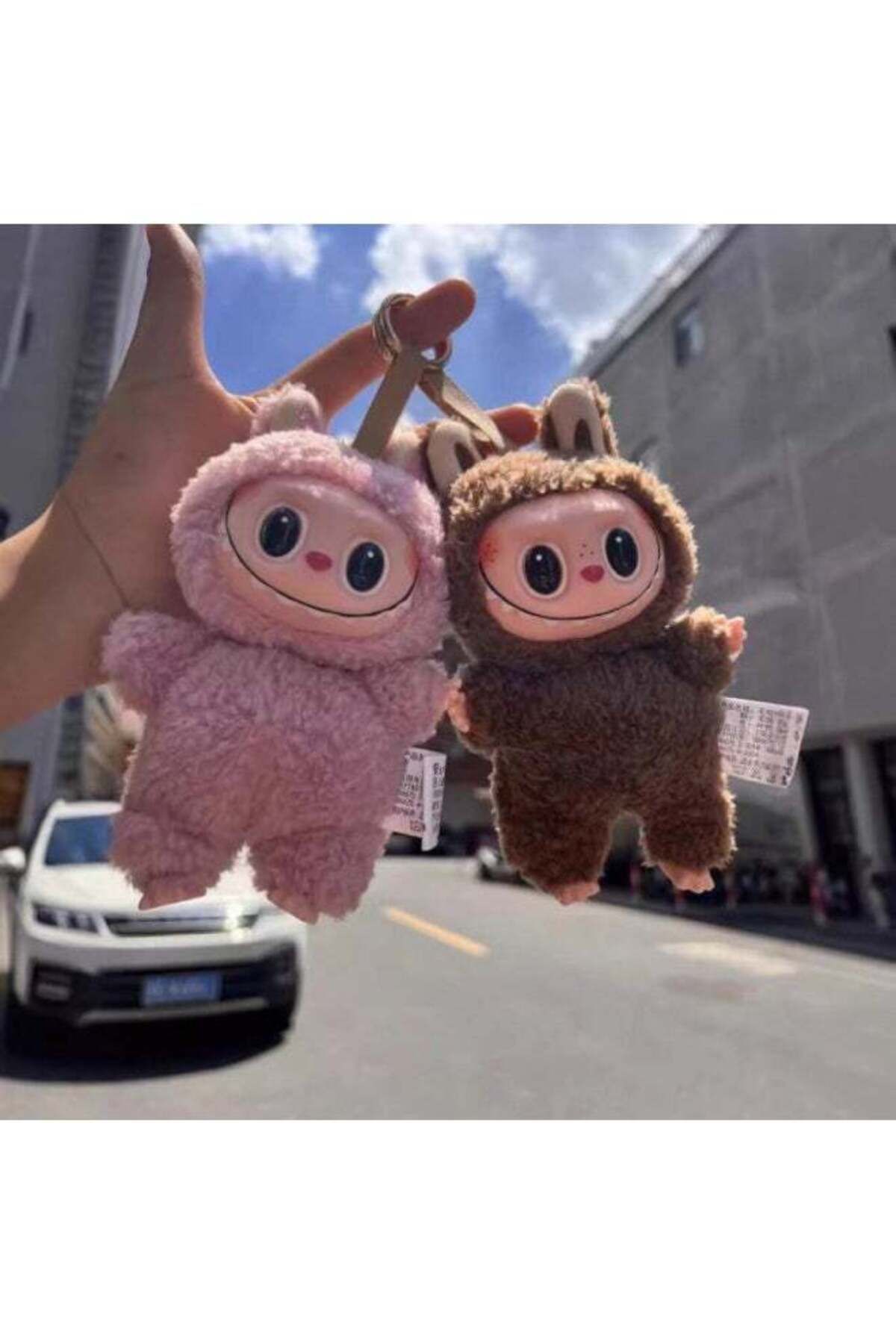 COOYA-Labubu Spring Wild With Box Macarons Bubble, Monsters Chess Adventure Series, Plush Doll Toy 4