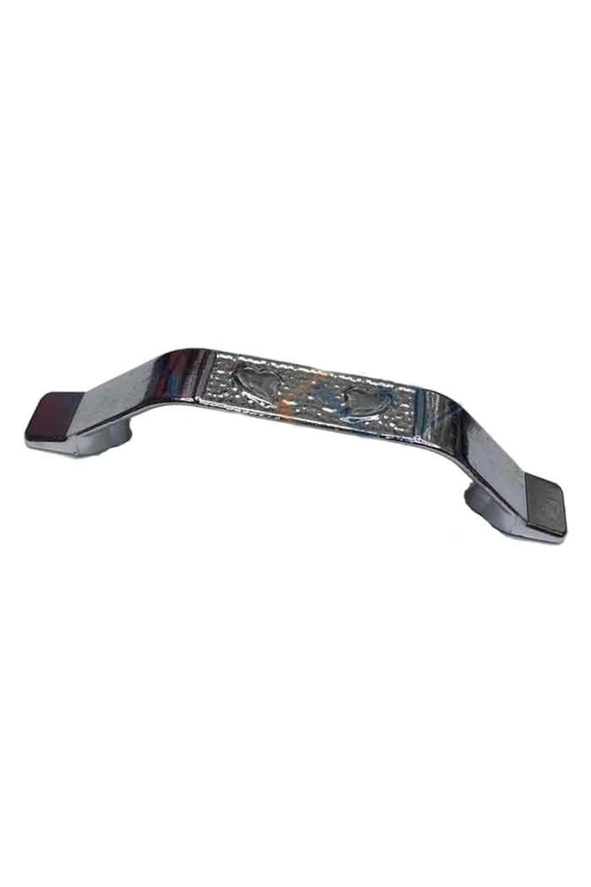 Nemere Dekoratif Zamak Kulp İçten - 64mm, Nikel, 1 Adet