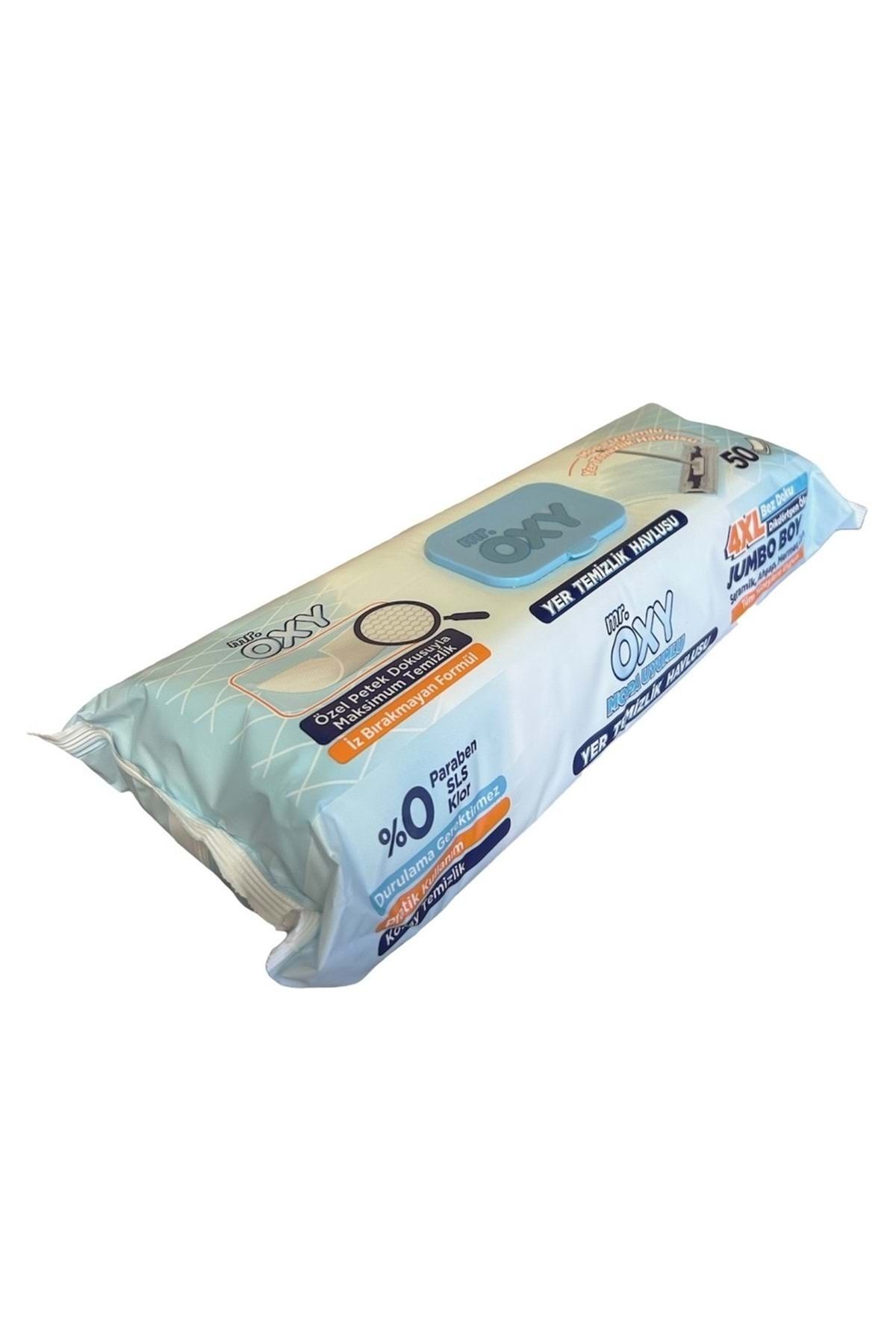 teknotrust Yüzey Temizlik Havlusu 50 Yaprak, Plastik Kapaklı, Mop Uyumlu, 2'li Set