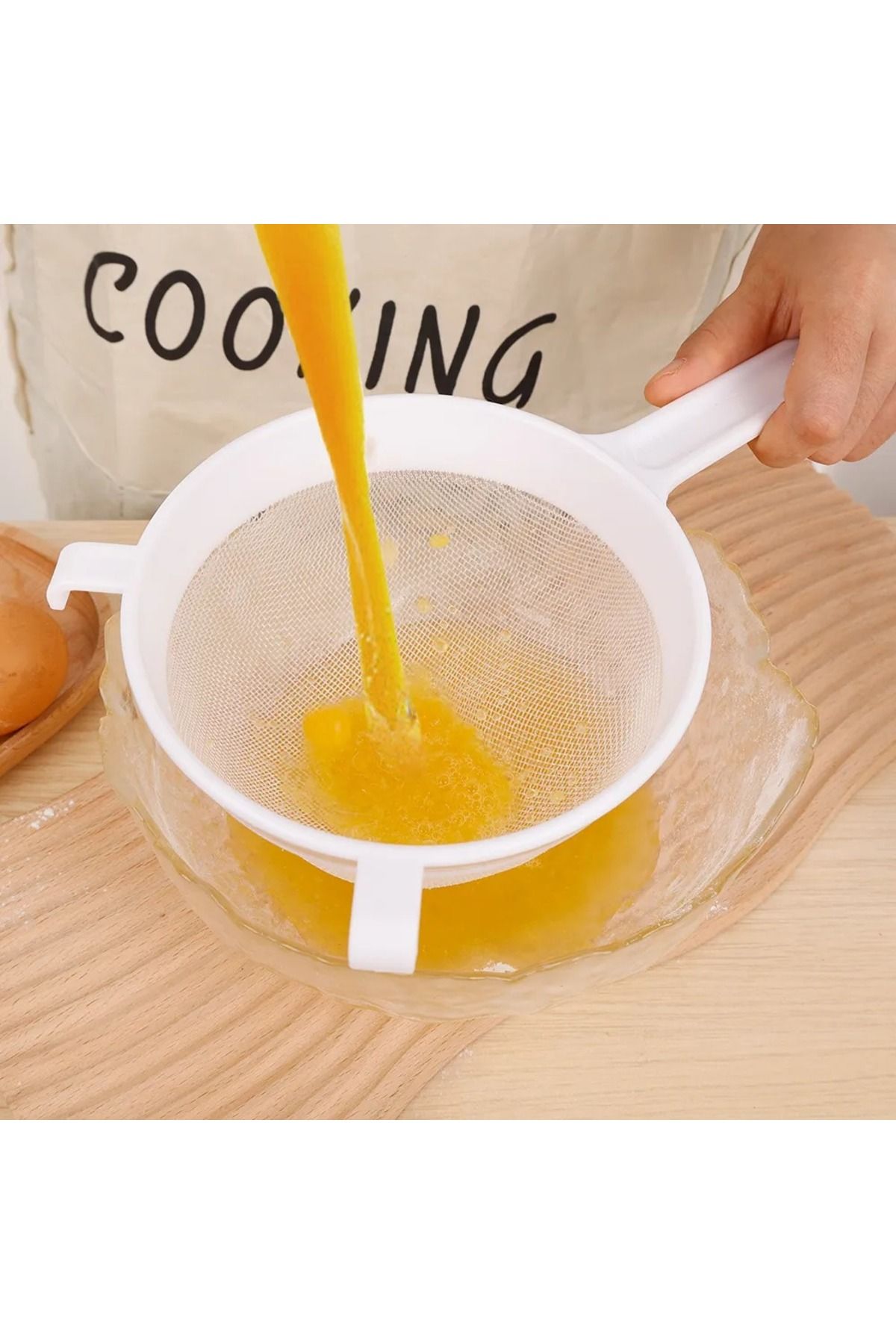 rexa-Plastic Fine Mesh Strainer with Handle – Multipurpose Sieve for Flour, Juice & Tea 4