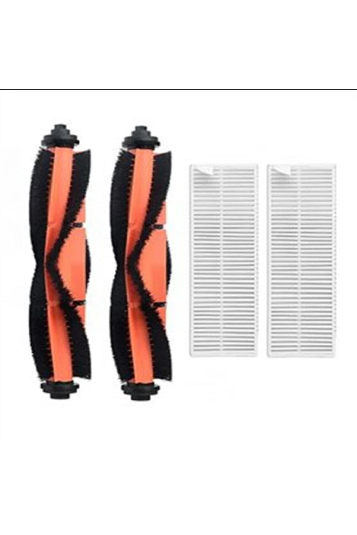 teknotrust Kırmızı Uyumlu 4'lü Yedek Parça Seti Compatible Vacuum Mop Parçaları