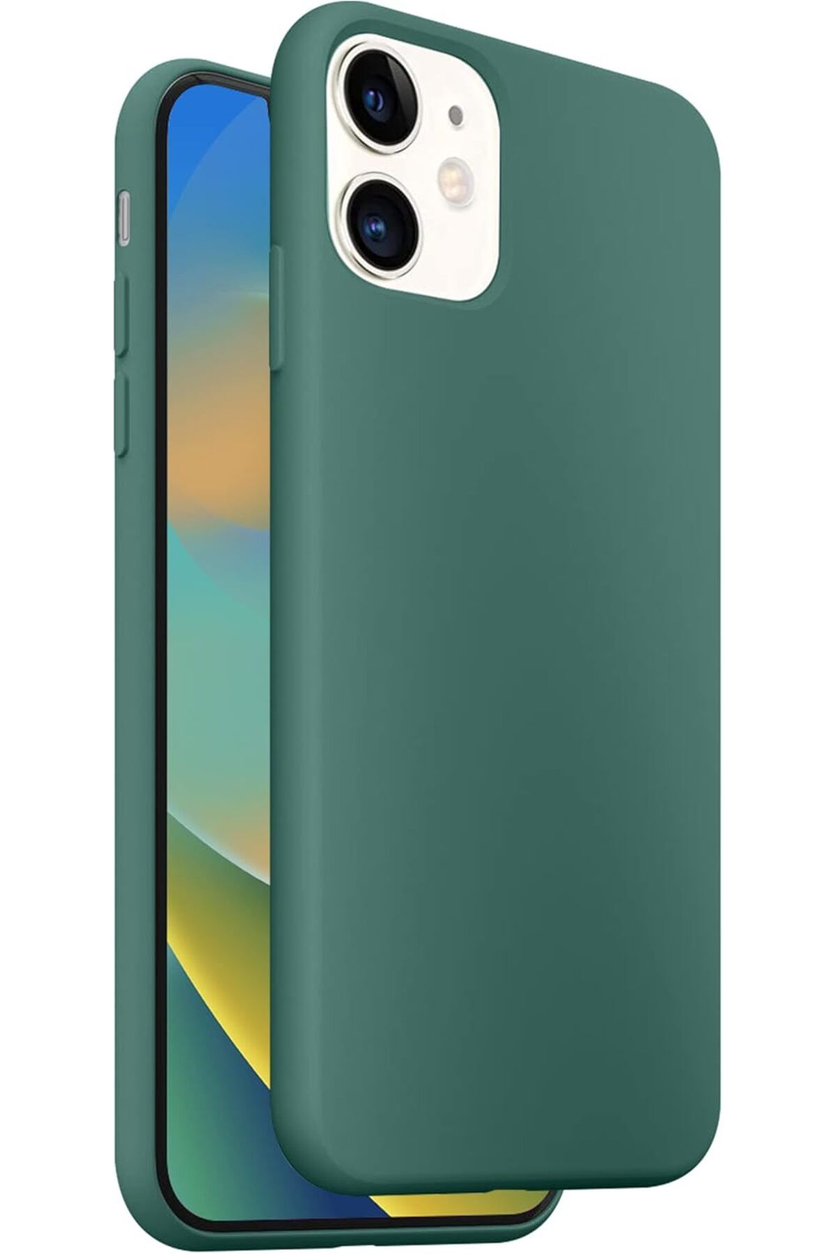 STOREMAX EMN iPhone 11 İle Uyumlu İçi Yumuşak Kadife Dokulu Şok Emici Tam Koruma Sağlayan Lansman Liqu