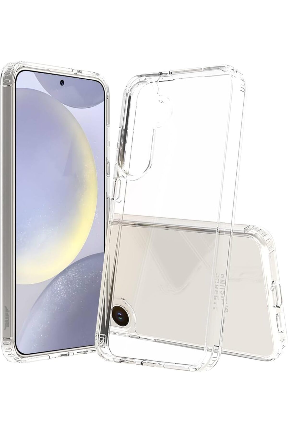 STOREMAX EMN LABS Galaxy S24 Plus ile Uyumlu (6.7 İnç) Air Hybrid Darbe Emici TPU + PC Şeffaf Kılıf Cİ