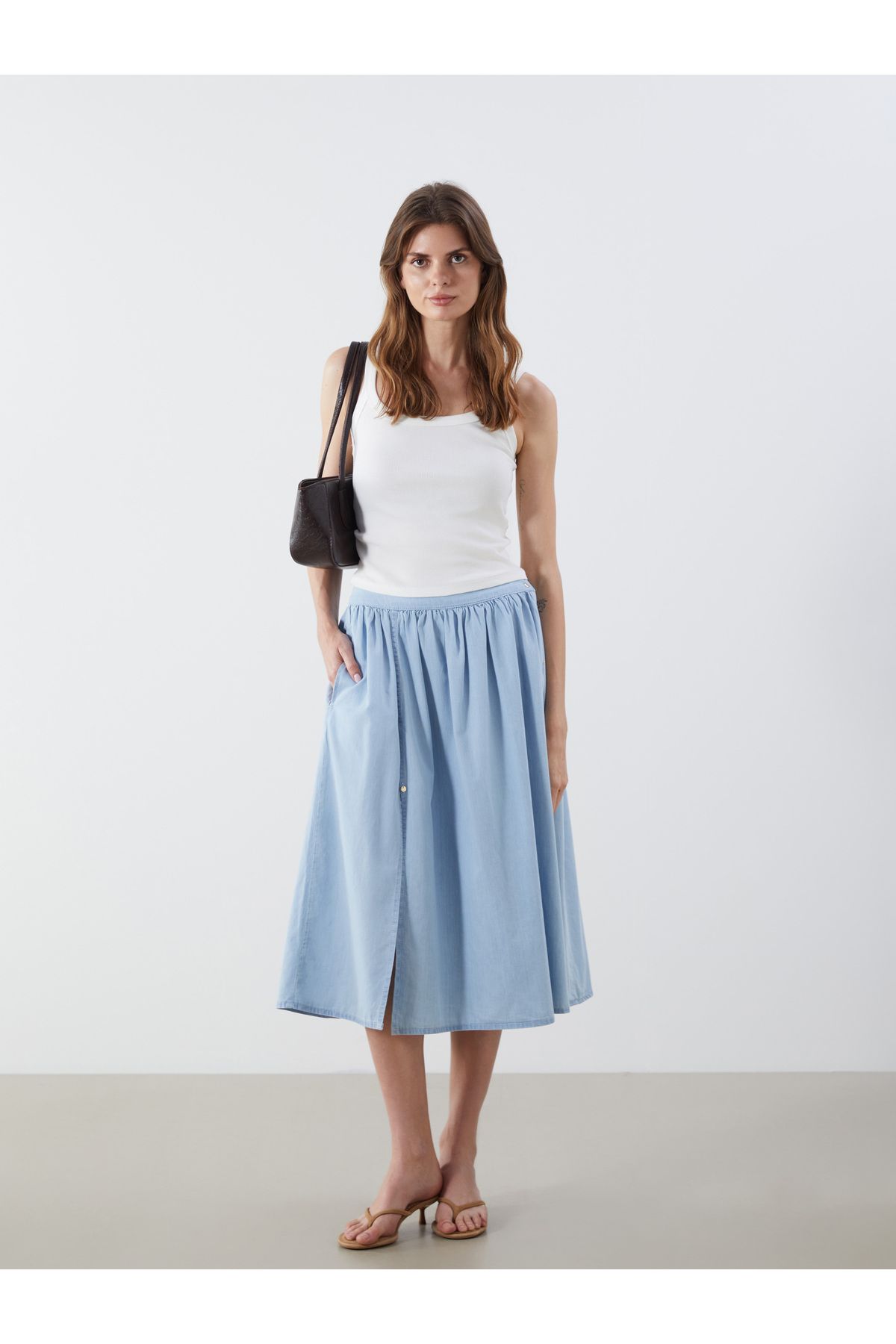 LC Waikiki Loose Fit Pileli Jean Etek