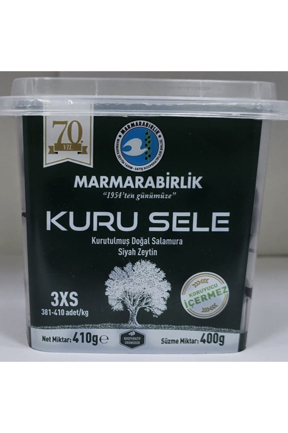 MarmaraBirlik kuru sele 400 gram zeytin