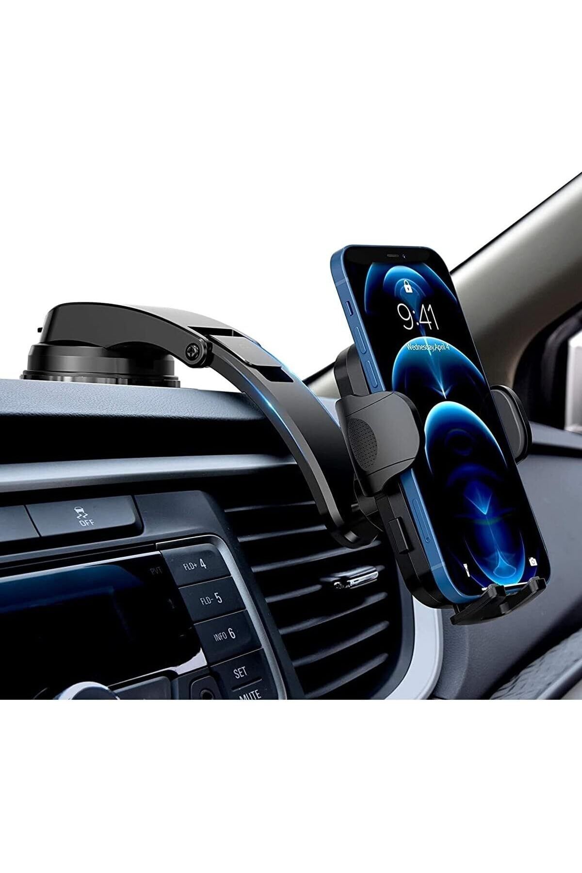 STOREMAX EMN Otomatik Klipsli Araba Telefon Tutucu Ayarlanabilir Cam Ve Torpido Için Yüksek Kalite Tutucu
