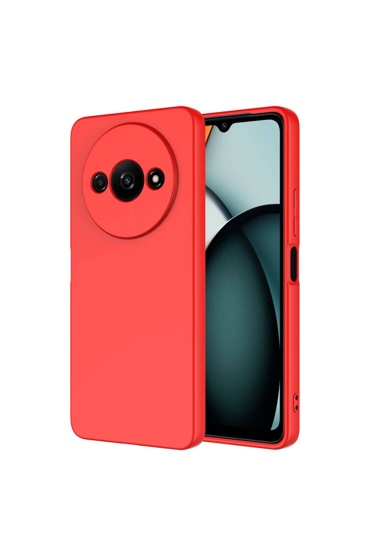halkhouse Xiaomi Redmi A3 4G 2024 Kılıf Renkli Esnek Kırılmaz Yüksek Koruma Silikon Marra Kapak