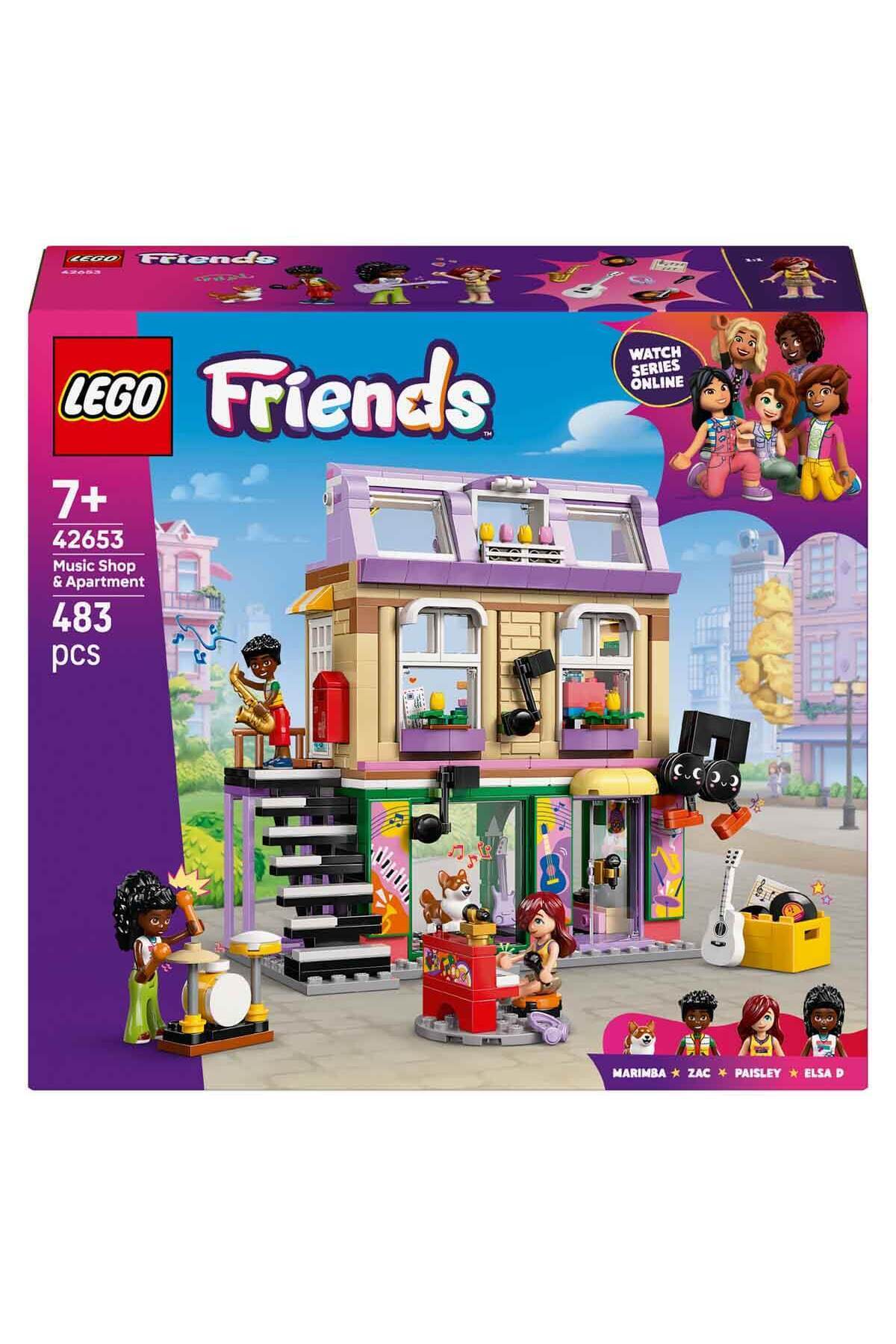 فروشگاه موسیقی فرندز و آپارتمان ۴۲۶۵۳ - شامل ۳ عروسک مینی برای کودکان ۷ سال و بالاتر