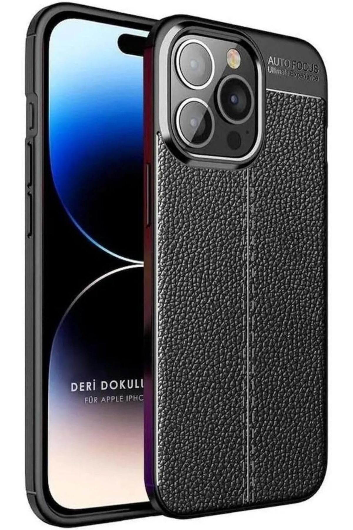 STOREMAX EMN iPhone 16 Pro Siyah Kılıf, Şık ve Dayanıklı Şok Emici Tam Kasa Koruma, İnce ve Hafif Pr