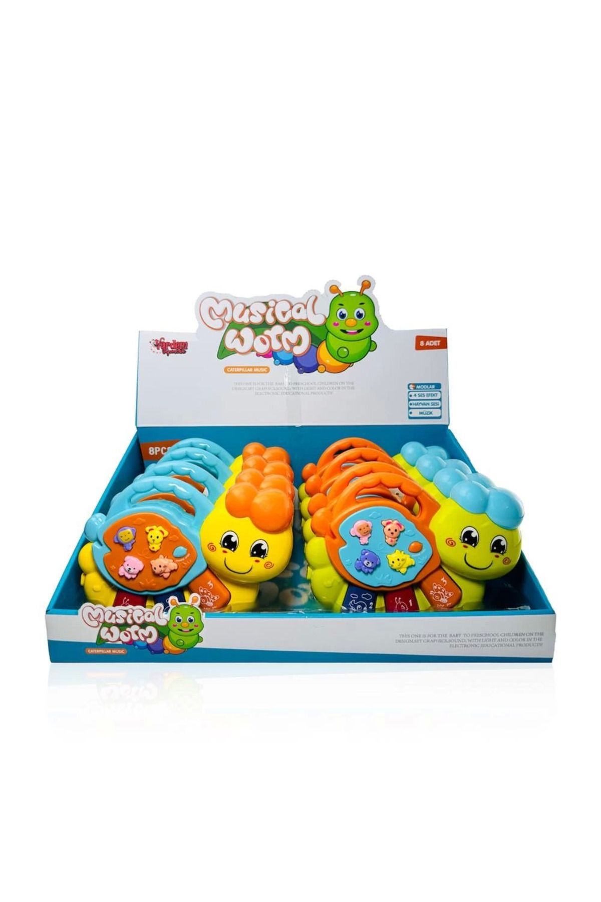 Modafiks IŞIKLI VE MÜZİKLİ SOLUCAN BEBEK -VRD