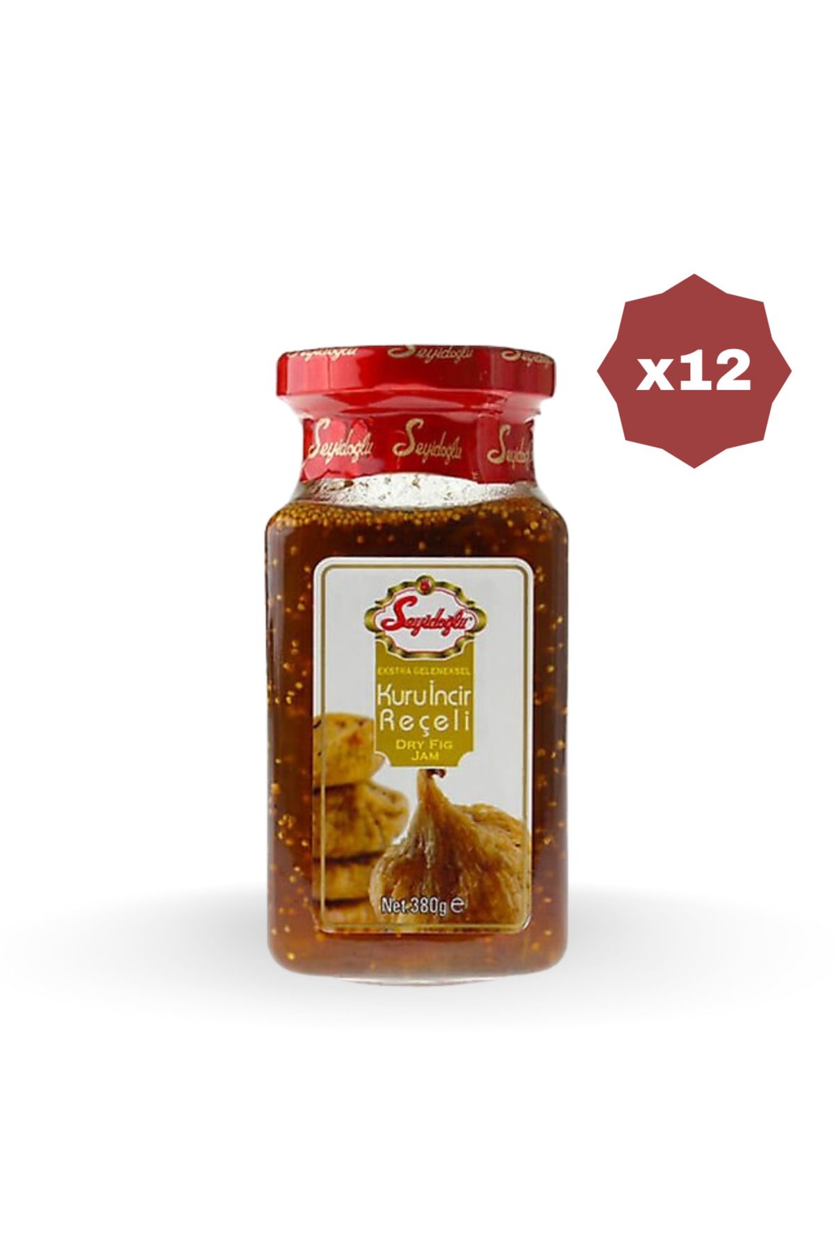 Seyidoğlu SEYİDOĞLU KURU İNCİR REÇELİ 380 GR - (12 ADET)