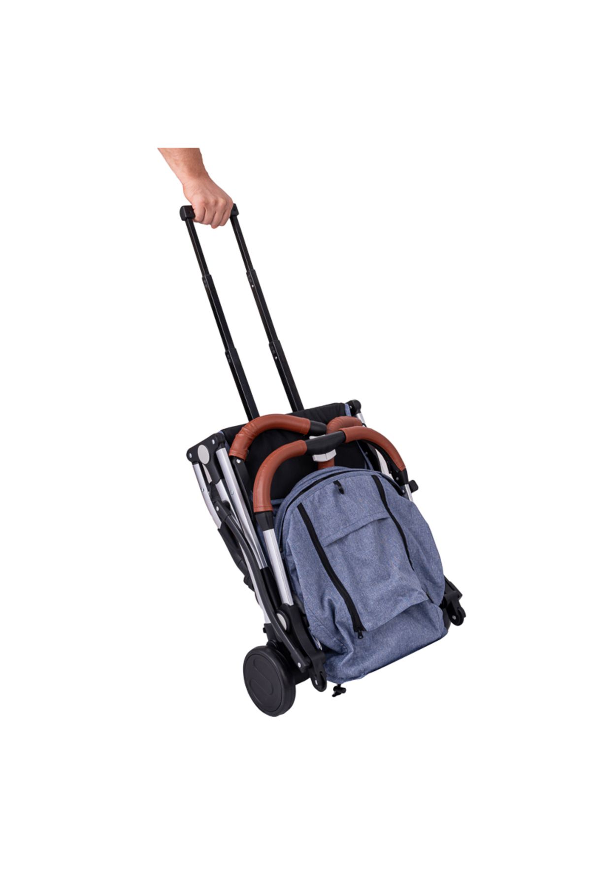 BUF BOOF-Lightweight sports stroller S-16 BUF BOOF 0-36 months 180 degree tilt movable as a trolley LightBlue 3