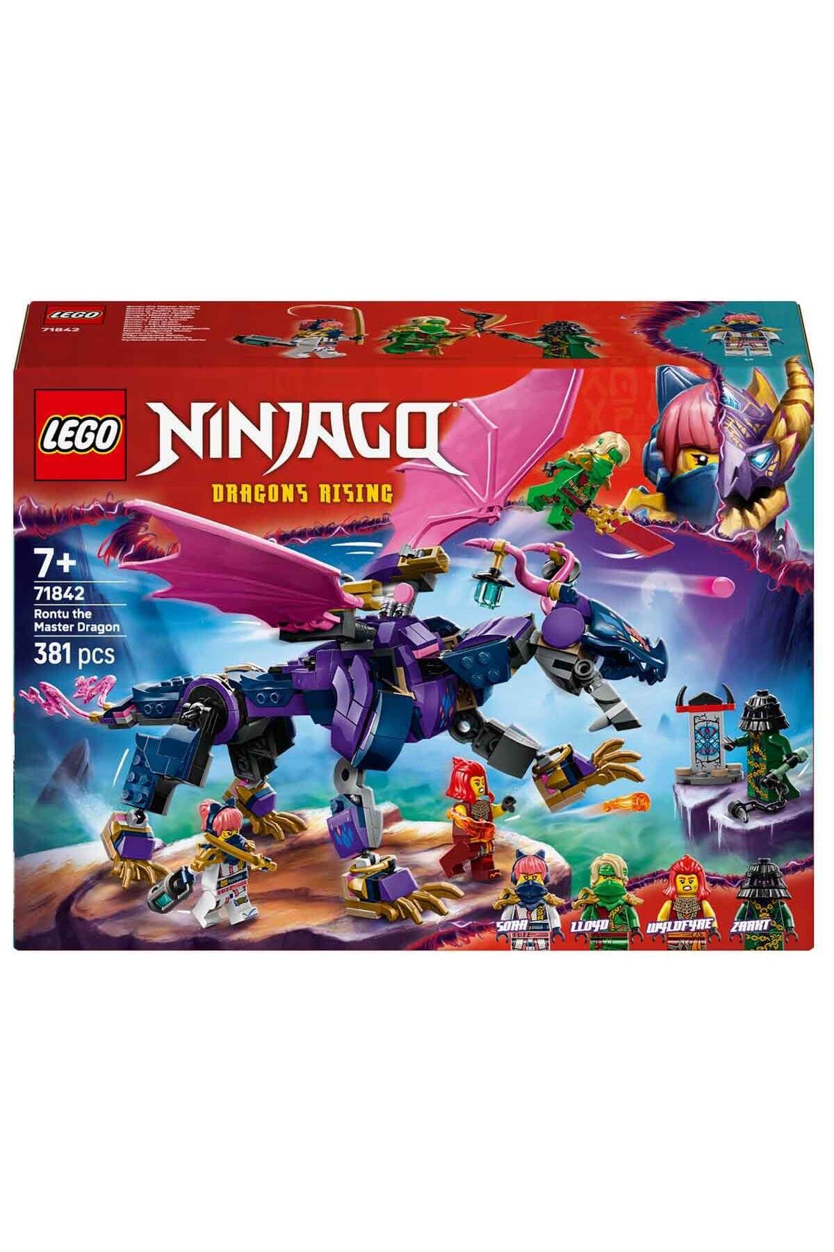 LEGO-Ninjago Master Dragon Rontu 71842 - Create with 4 Minifigures for Children from 7 Years and up 3