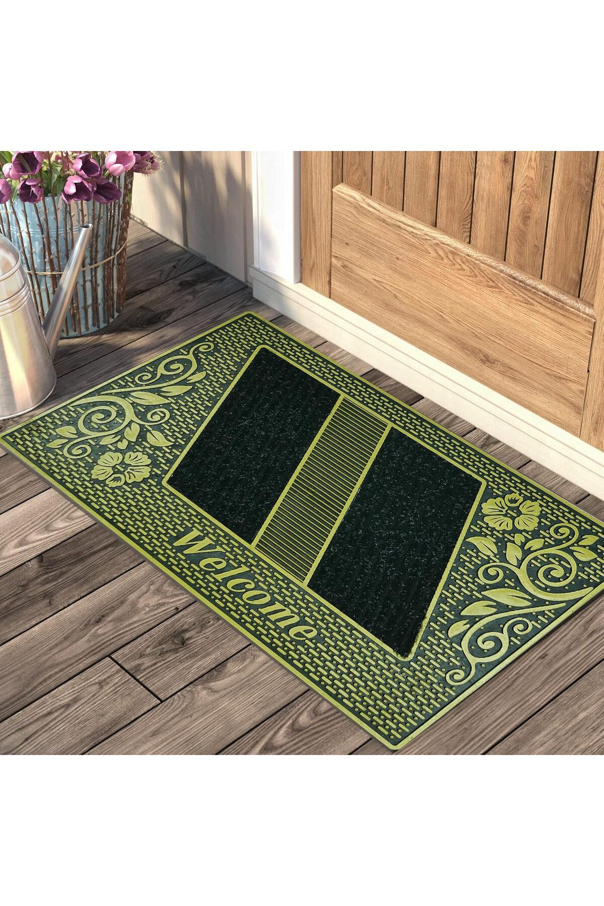 mazıdağı mazzıdağ Welcome Yazılı Toz Tutma Özellikli Kauçuk Kapı Önü Paspası new store 1133631