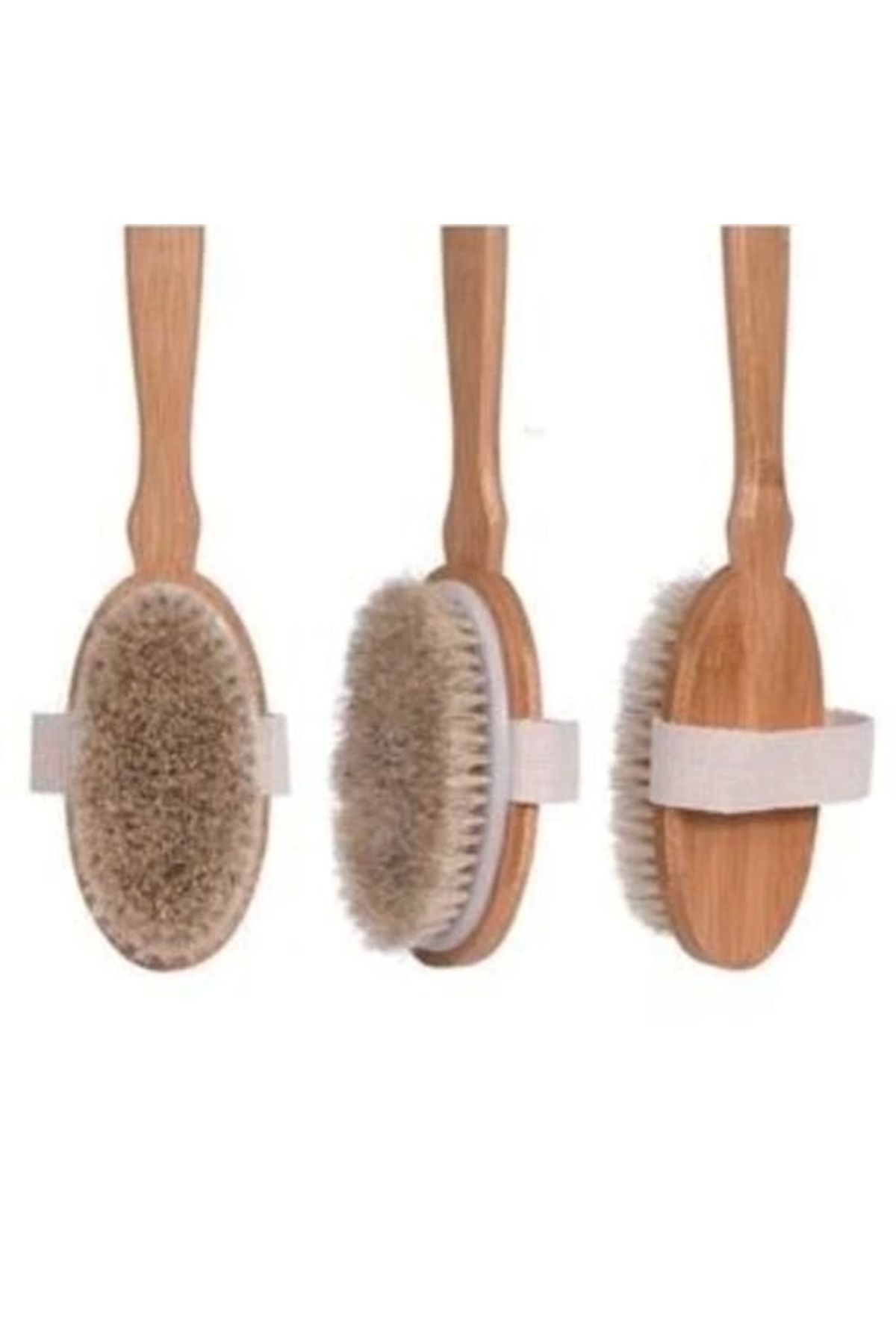 İnnMerry Organik Doğal At Kılı Banyo Fırçası