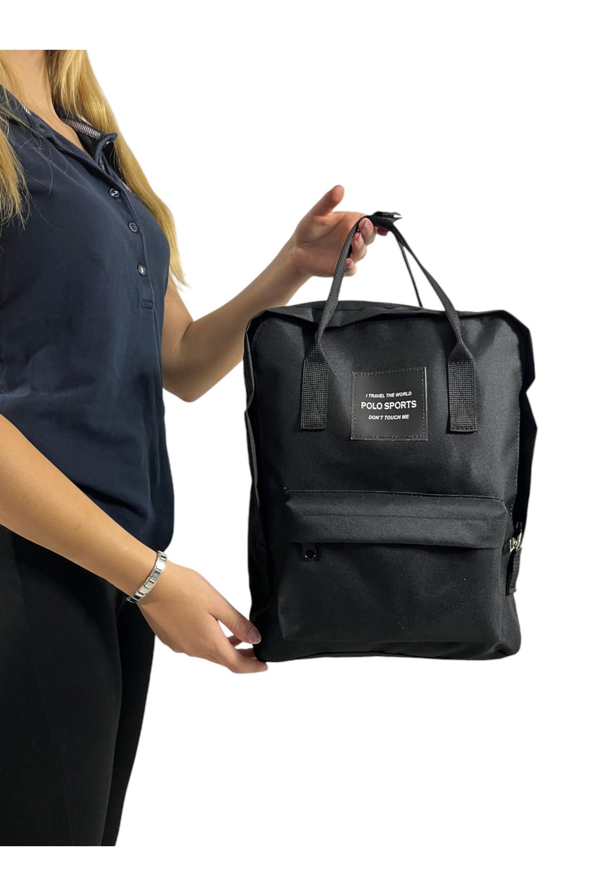 Gloria bags Unisex Sırt Çantası günlük okul büyük Classic Siyah