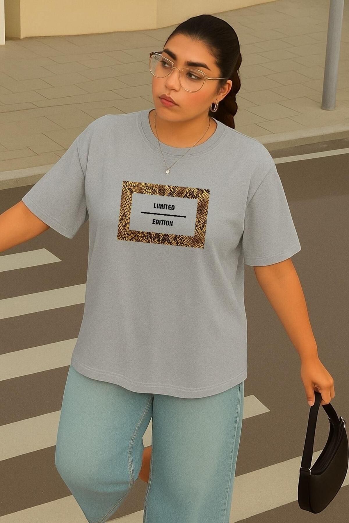 BENROMA BÜYÜK BEDEN LIMITED EDITION BASKILI UNİSEX TİŞÖRT