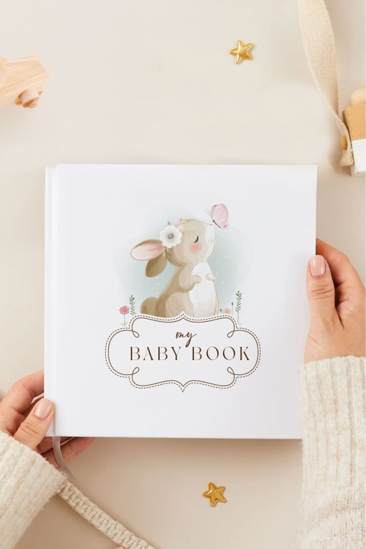 Pera Wedding Bebek Günlüğü Anı Defteri 21cm x 21cm 50 Yaprak