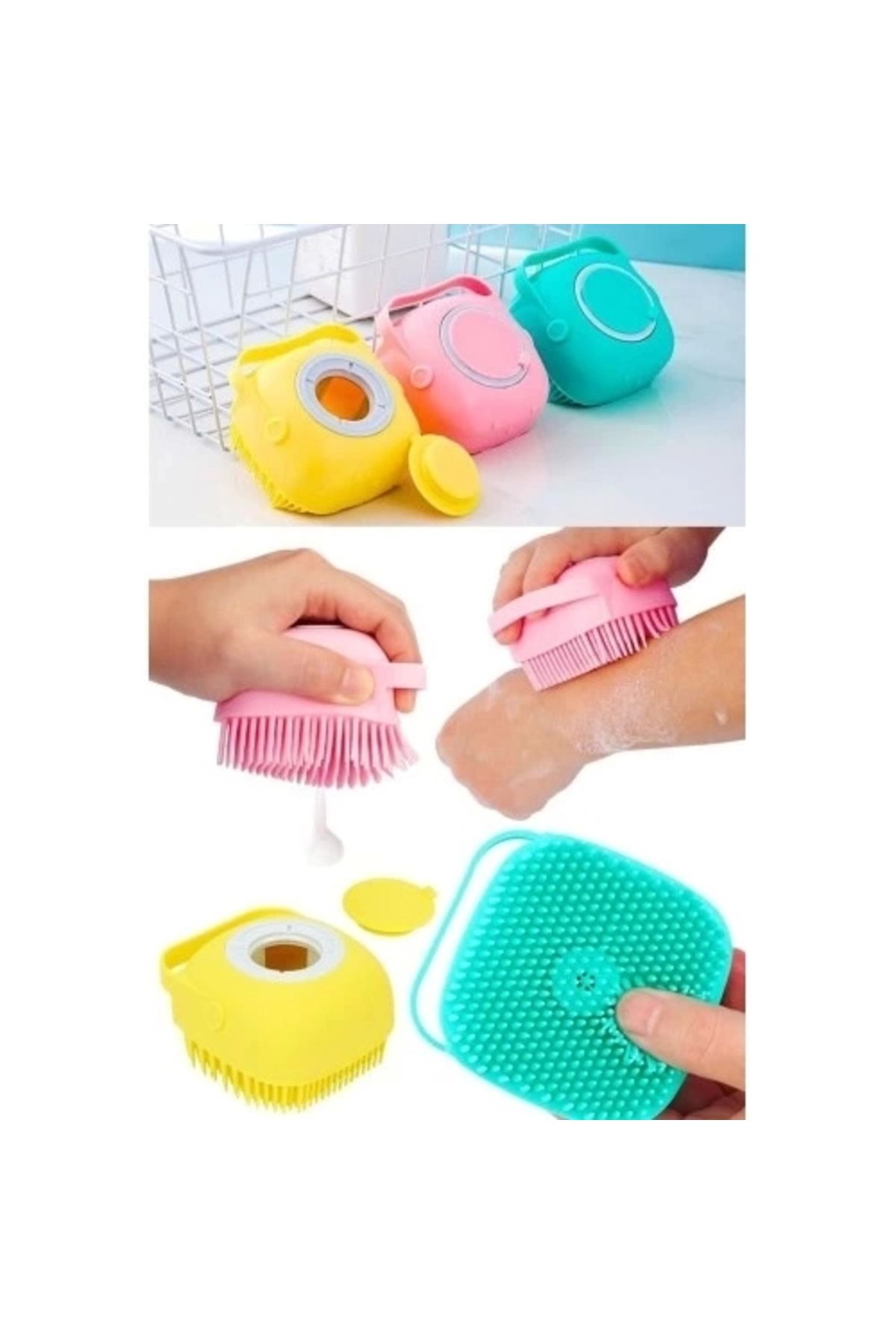 İnnMerry Duş Jeli Hazneli Banyo Masaj Kesesi