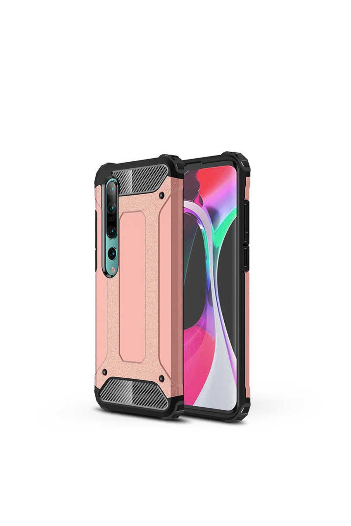 halkhouse Xiaomi Mi 10 Kılıf Zırh Tank Sert Korumalı Silikon Crash Silikon Kapak