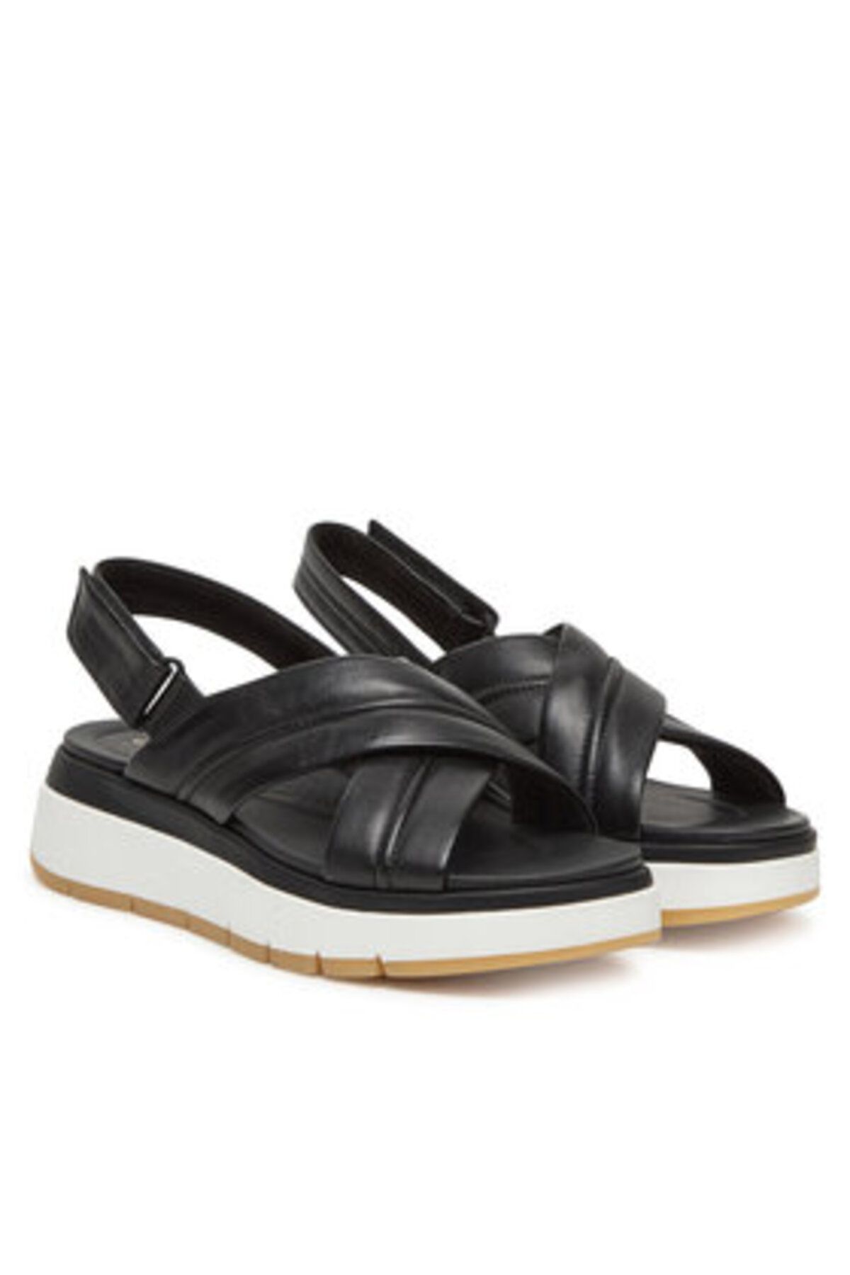 CLARKS-Women's Sandals black CLARKS-26182233 BLACK LEATHER 3