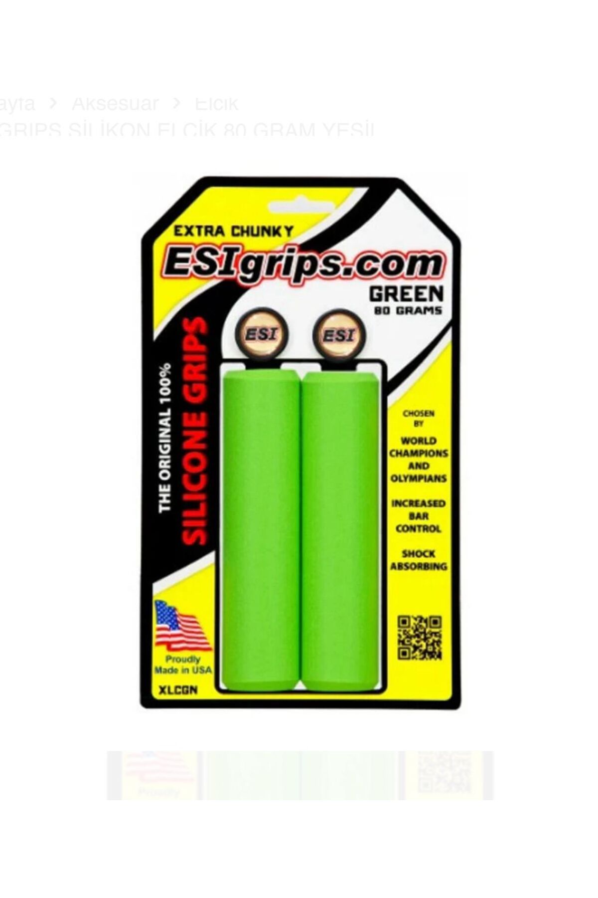 zerzembe ESI Grips MTB Ekstra Kalın Şok Emici Bisiklet / Dağ Bisikleti Gidon Tutacakları