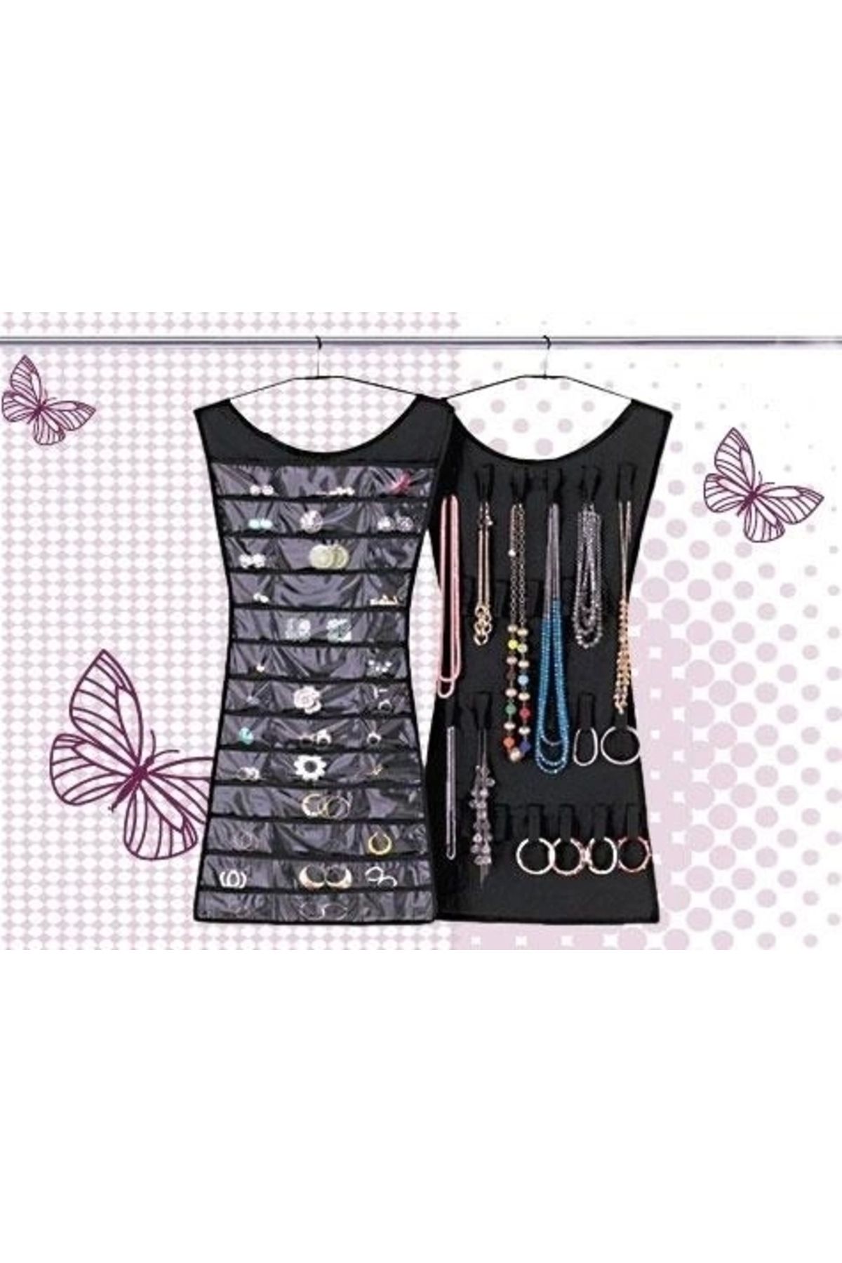 shop Elbise Şeklinde Takı Organizeri - Siyah