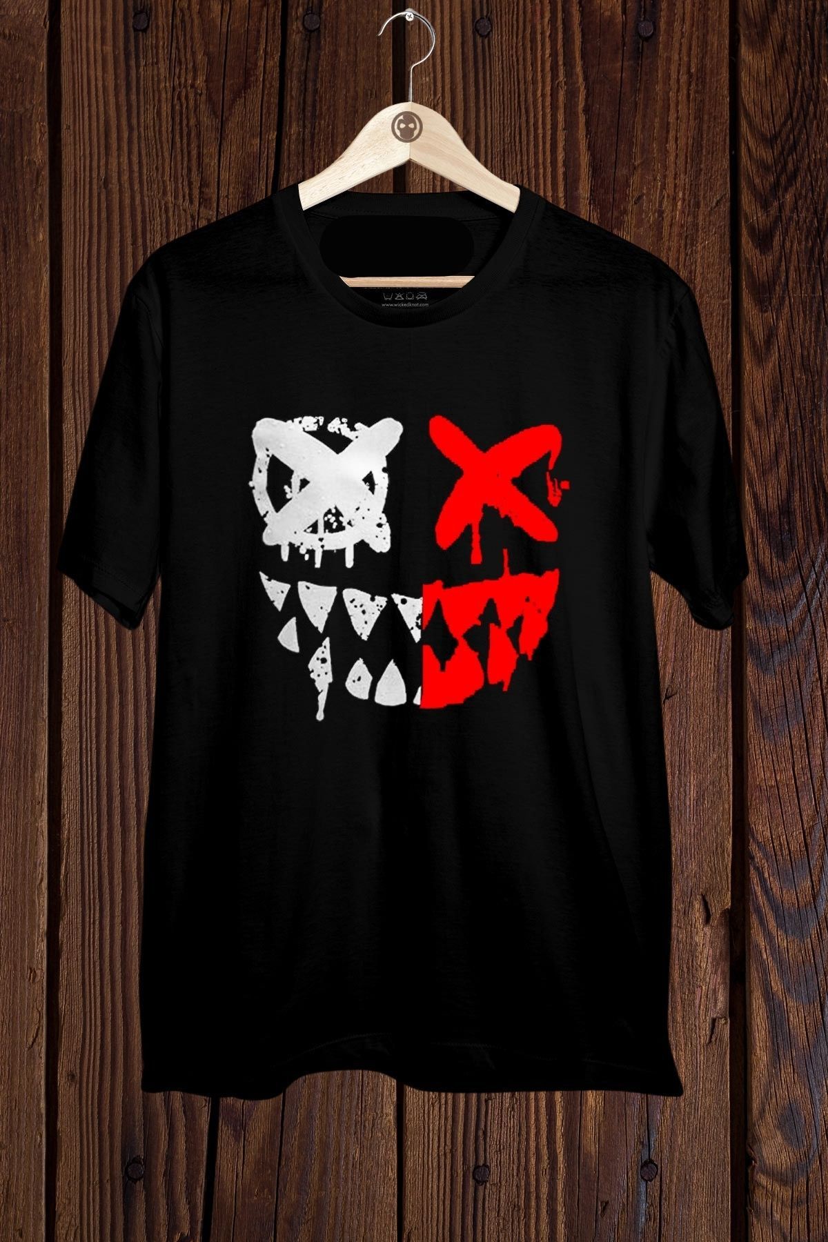 Wish BF Drip Smile Baskılı Oversize T-shirt