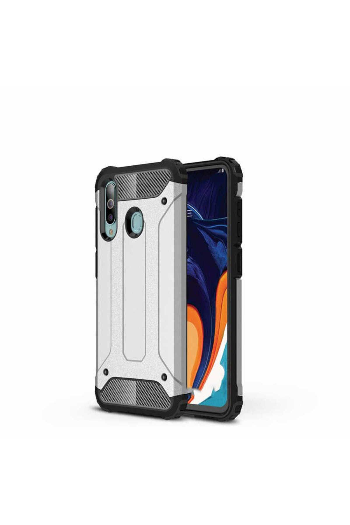 halkhouse Galaxy A20S Kılıf Zırh Tank Sert Korumalı Silikon Crash Silikon Kapak