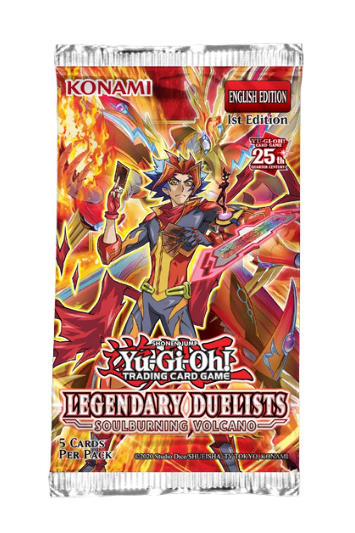 Yu-Gi-Oh! Yu-Gi-Oh! YGO! TCG LD10 Soulburning Volcano Booster Display Cards Kartları