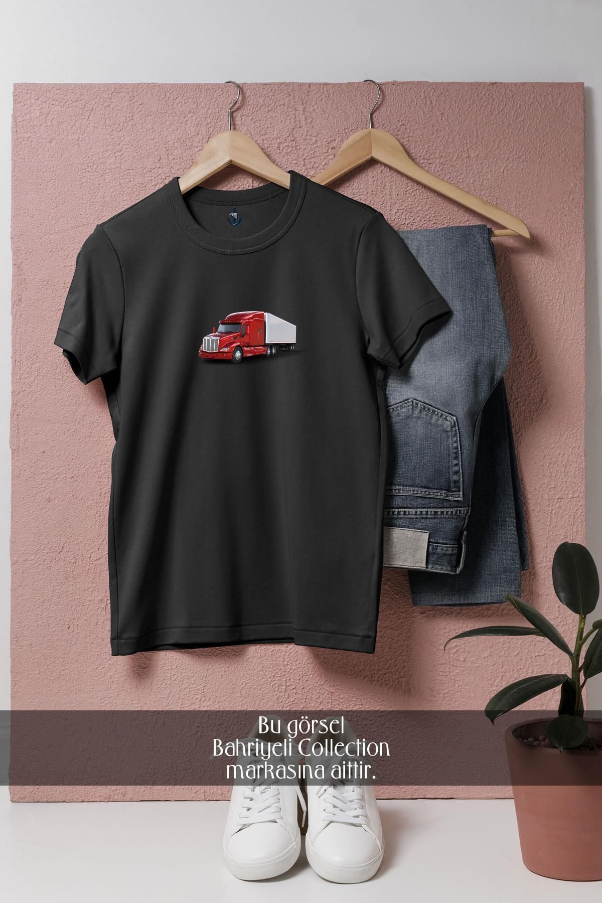 bahriyeli.jpeg Oversize Amerikan Tır Tasarımlı Unisex T-Shirt
