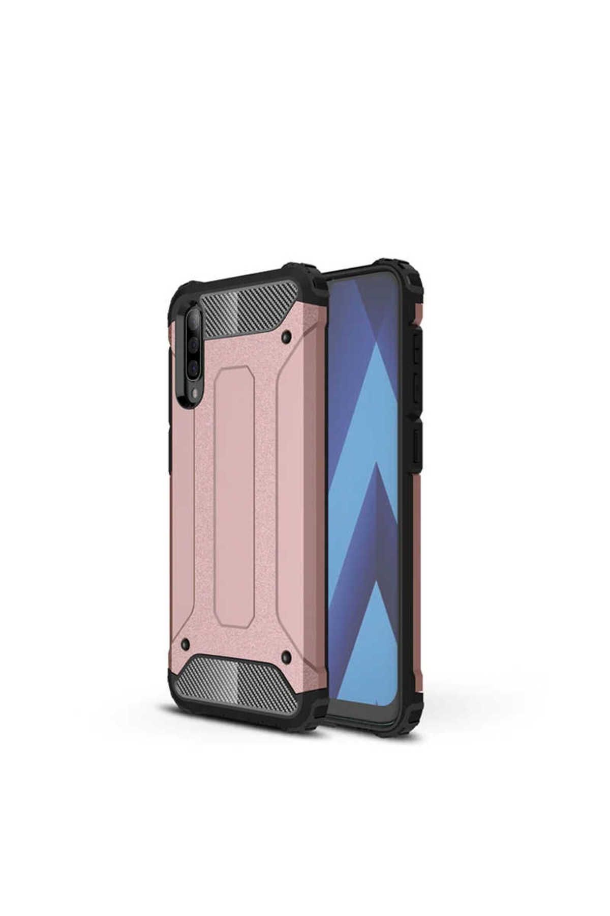 halkhouse Galaxy A70 Kılıf Zırh Tank Sert Korumalı Silikon Crash Silikon Kapak
