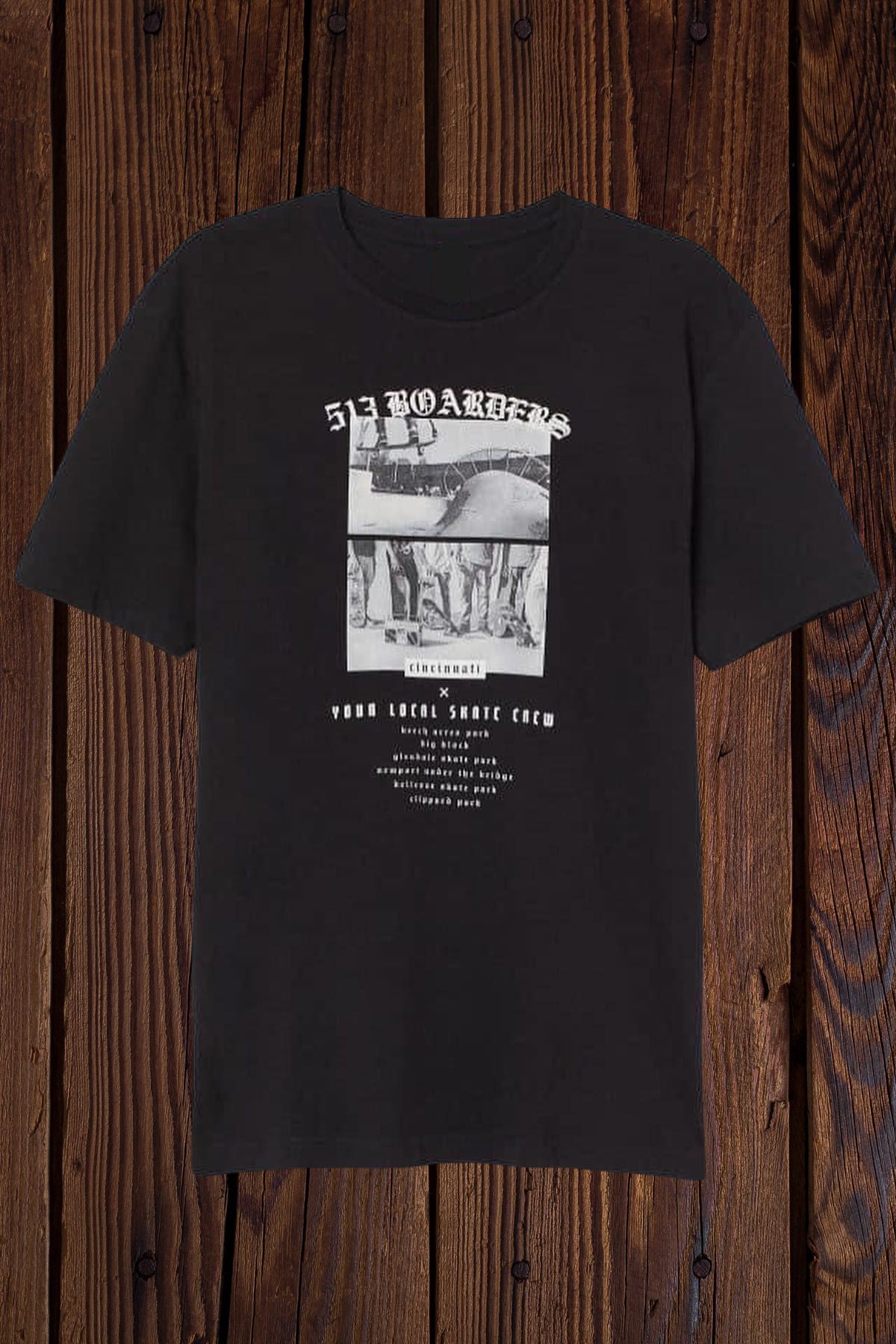 Wish BF Boarders Baskılı Oversize T-shirt
