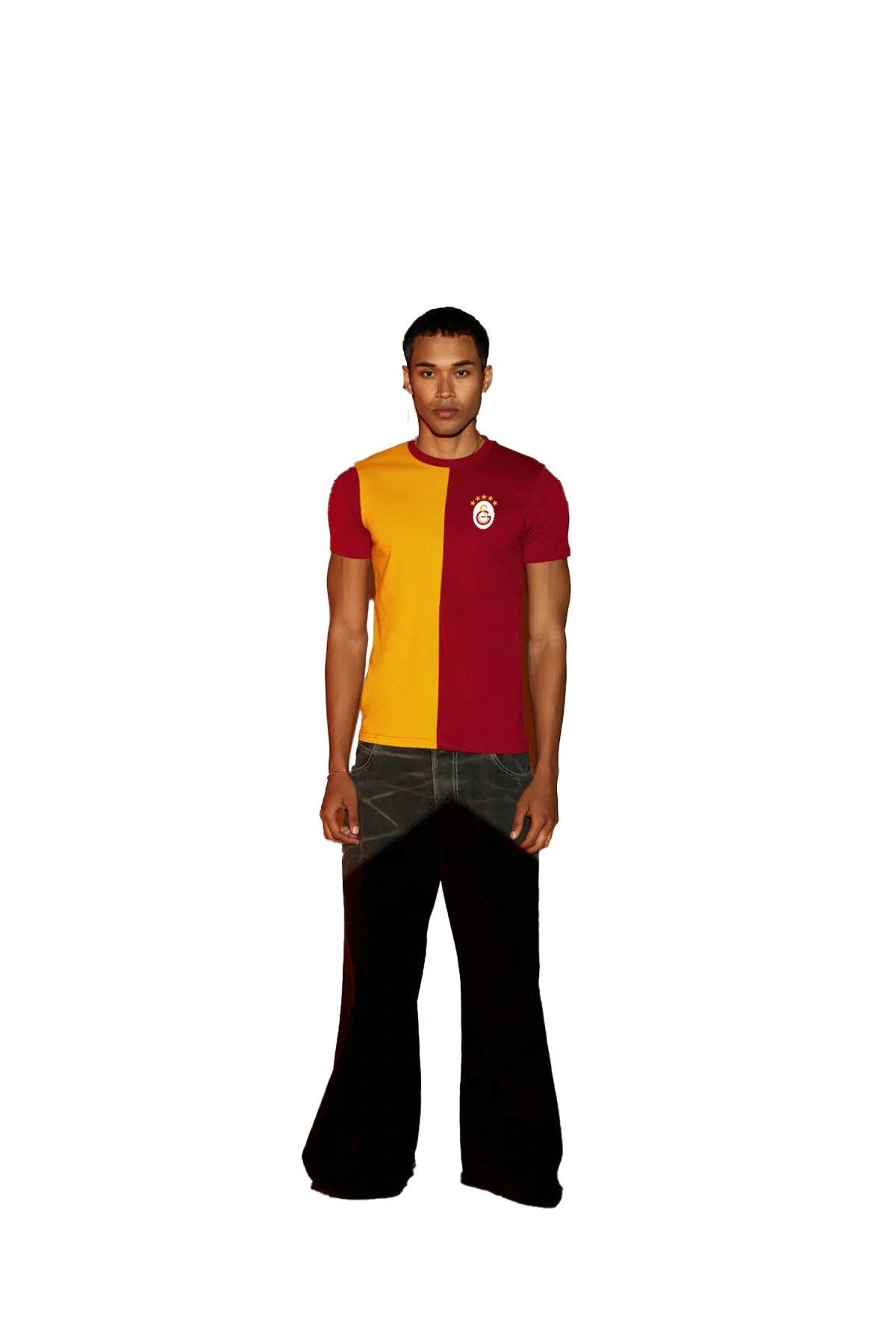 Galatasaray Lisanslı Şampiyonluk Özel Sarı - Kırmızı 5 Yıldız T-Shirt Forma
